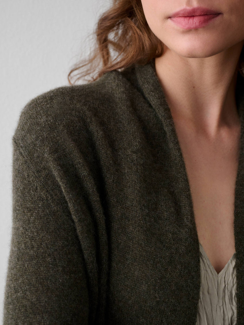 Essential Cashmere Mini Trapeze Cardigan