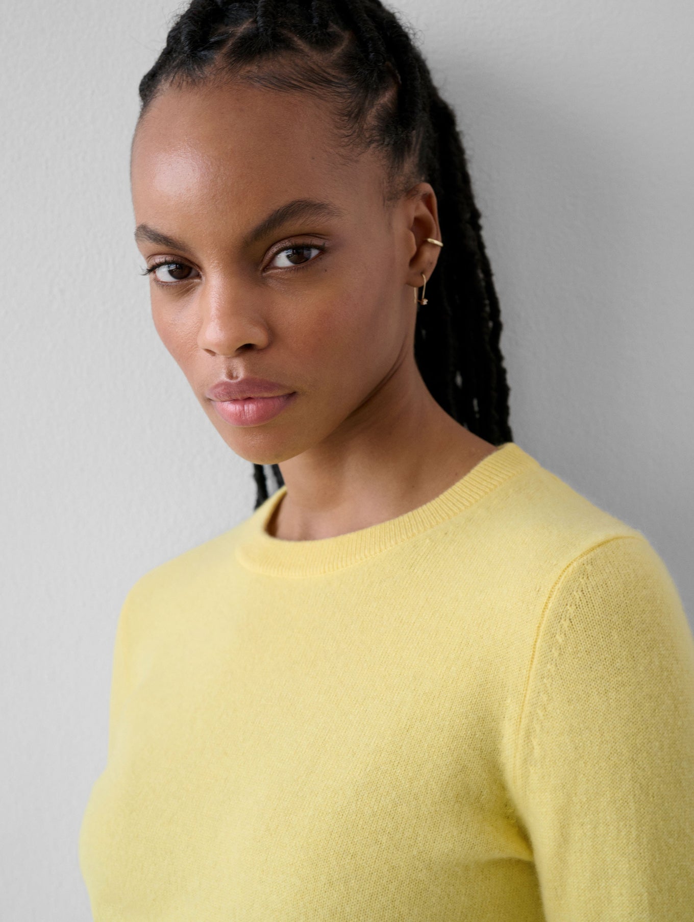 Cashmere Shrunken Crewneck