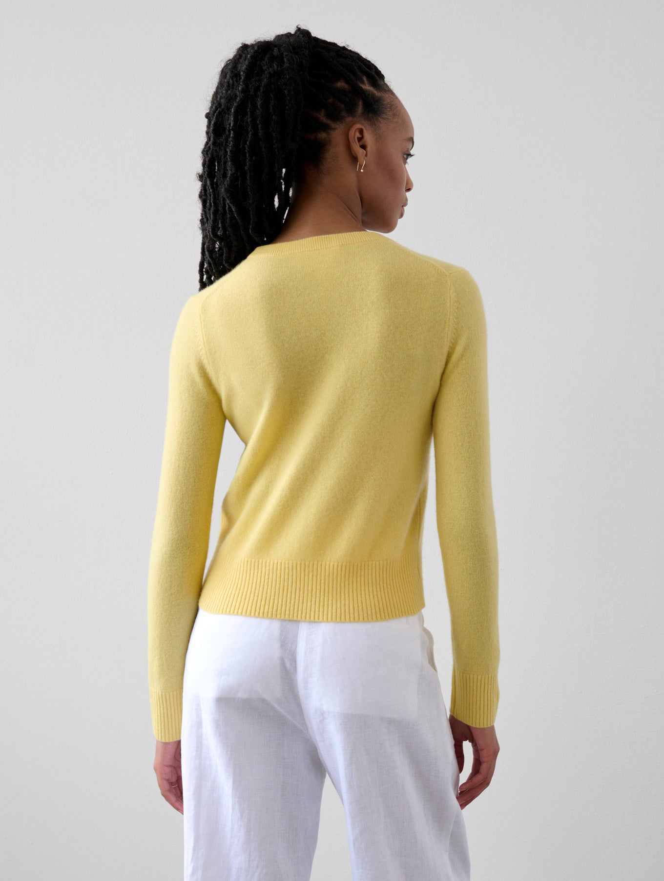 Cashmere Shrunken Crewneck