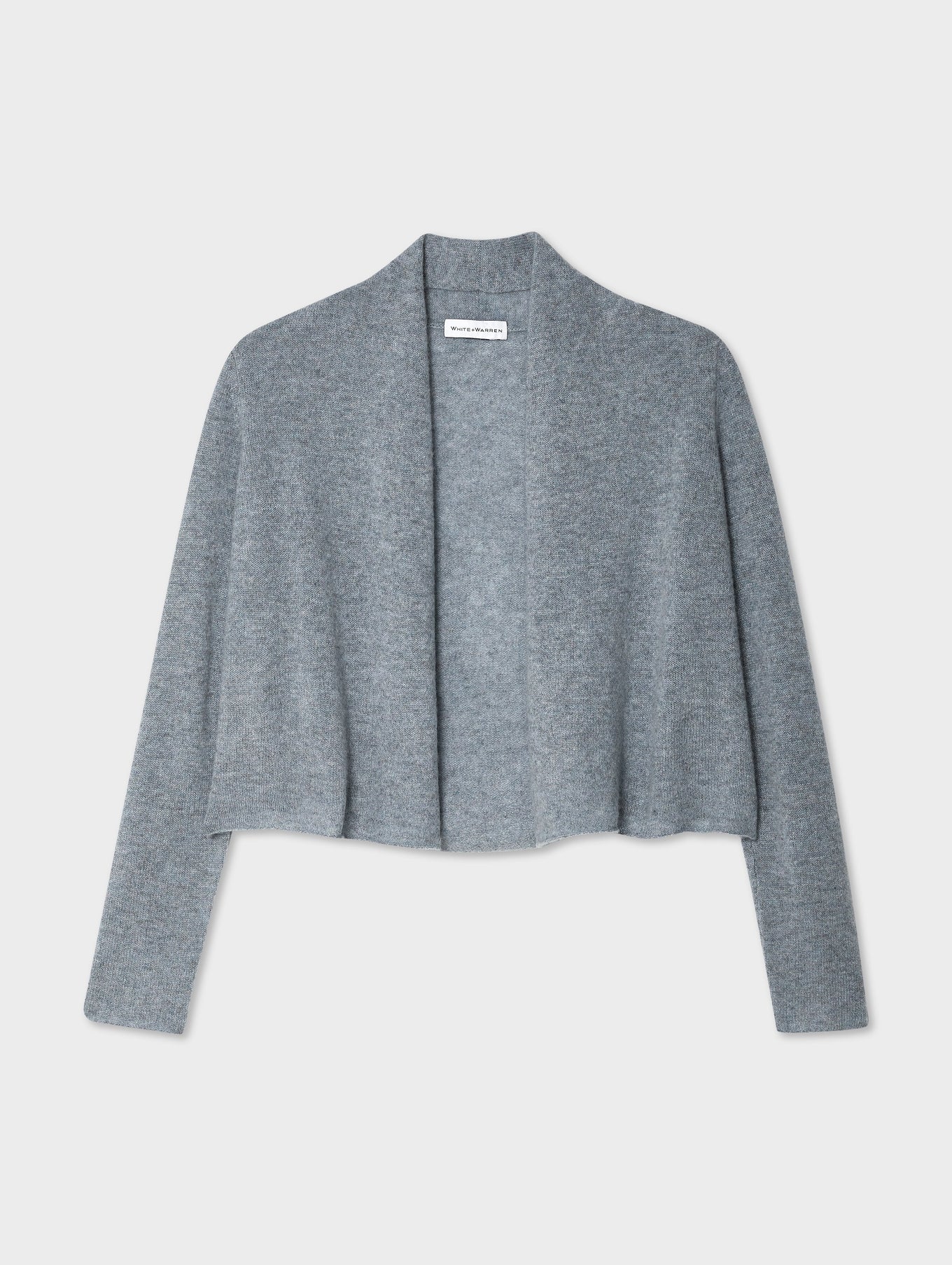 Cashmere Cropped Trapeze Cardigan