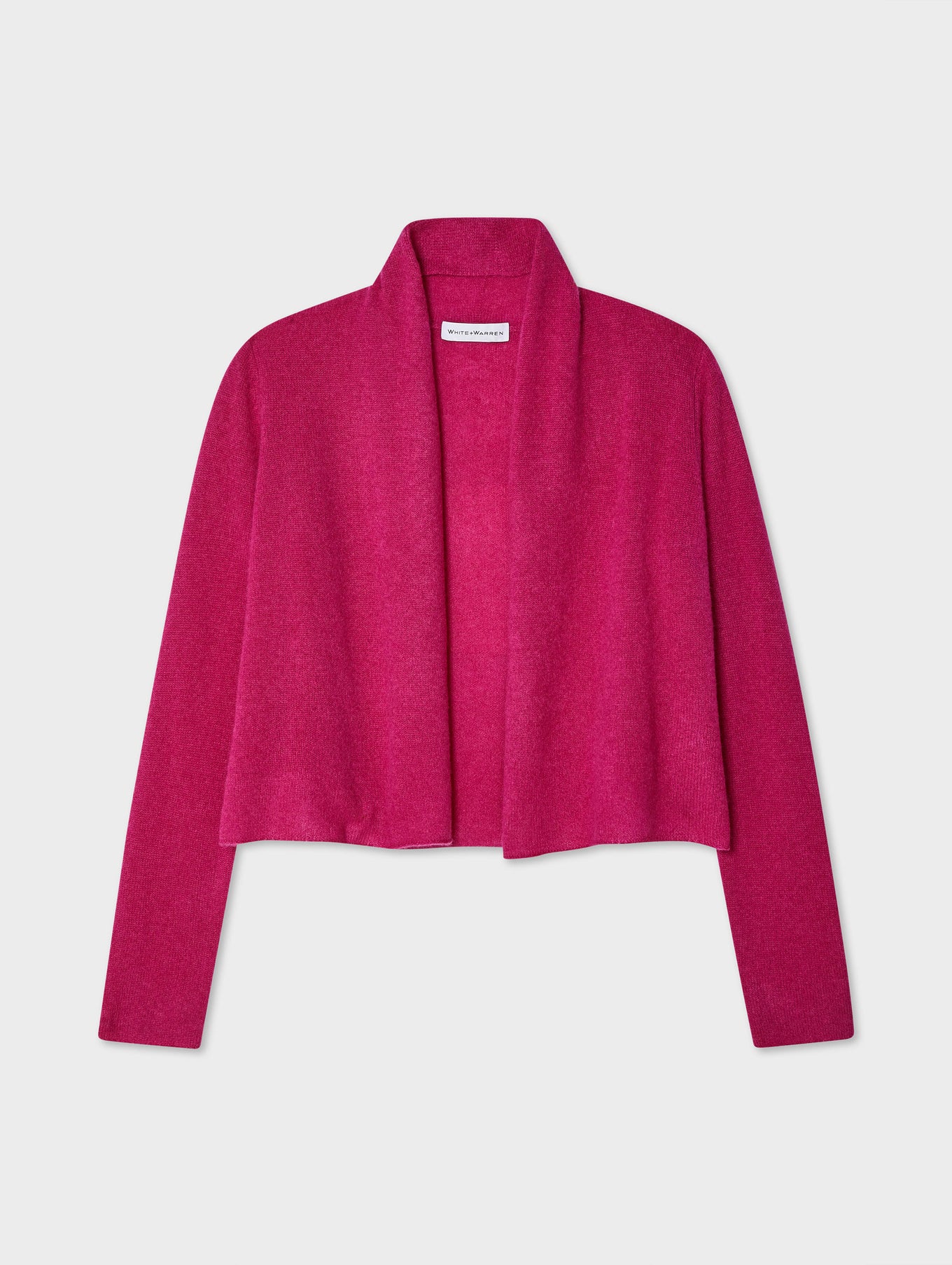 Cashmere Cropped Trapeze Cardigan