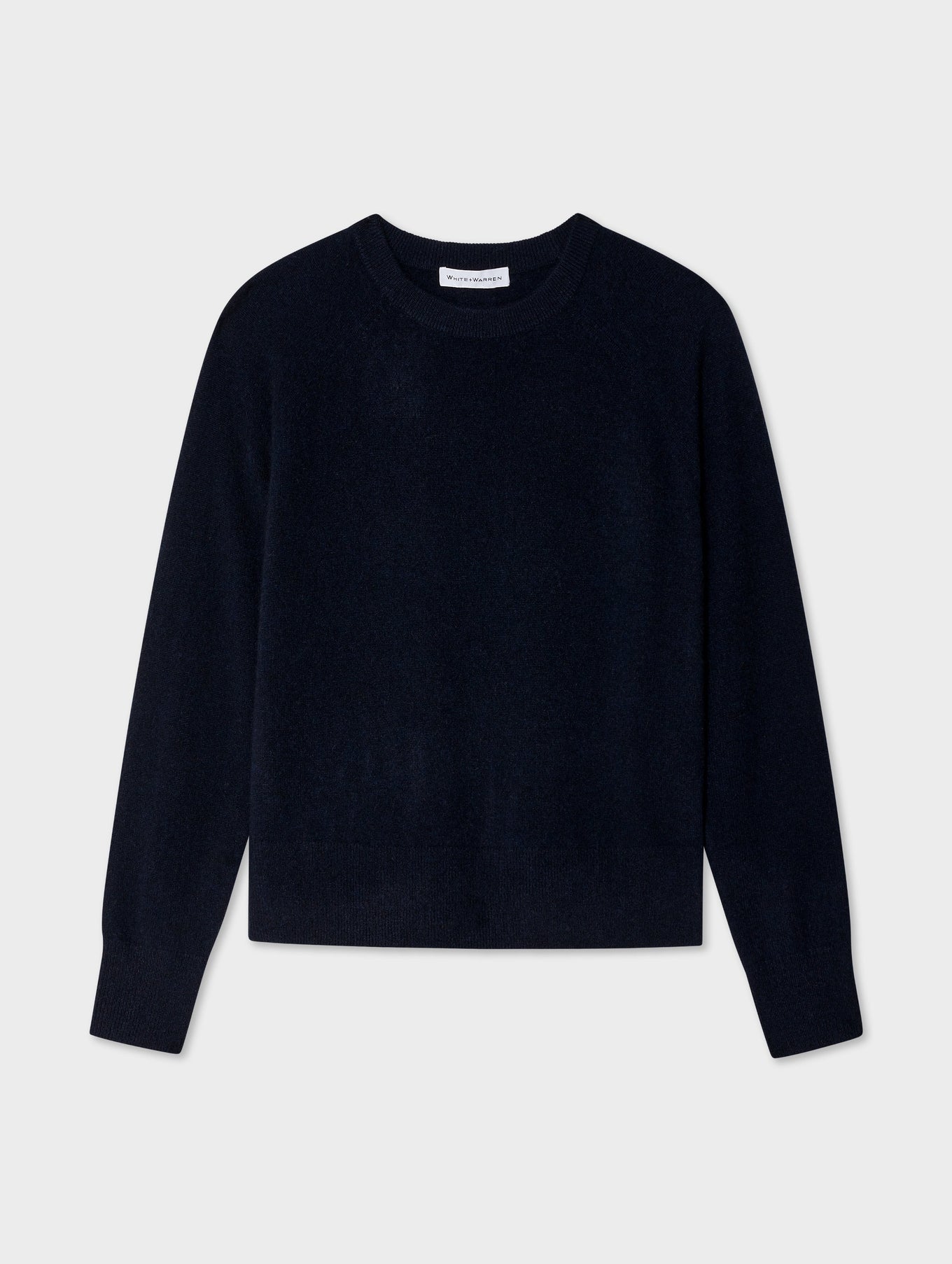 Cashmere Rib Trim Sweatshirt