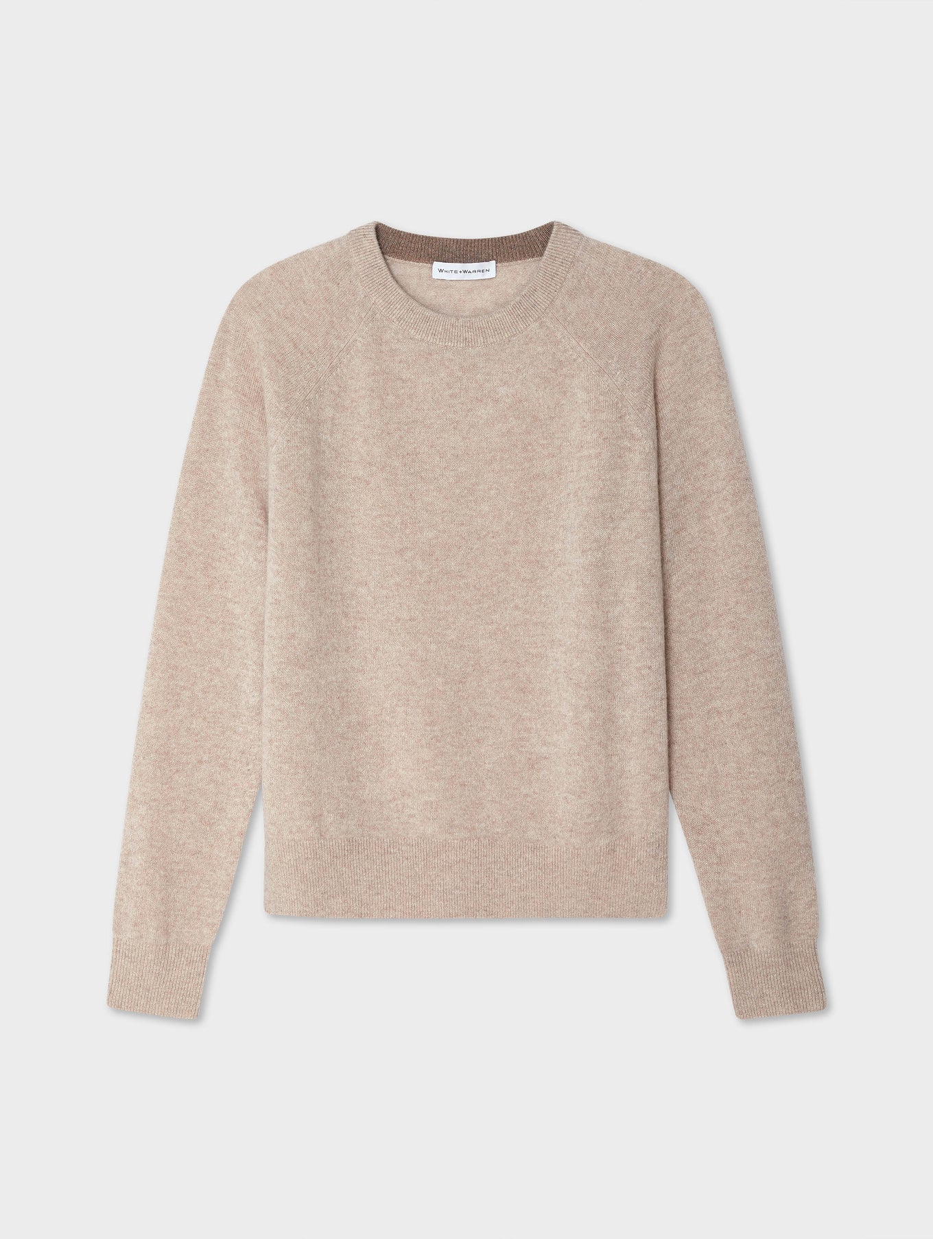 Cashmere Rib Trim Sweatshirt