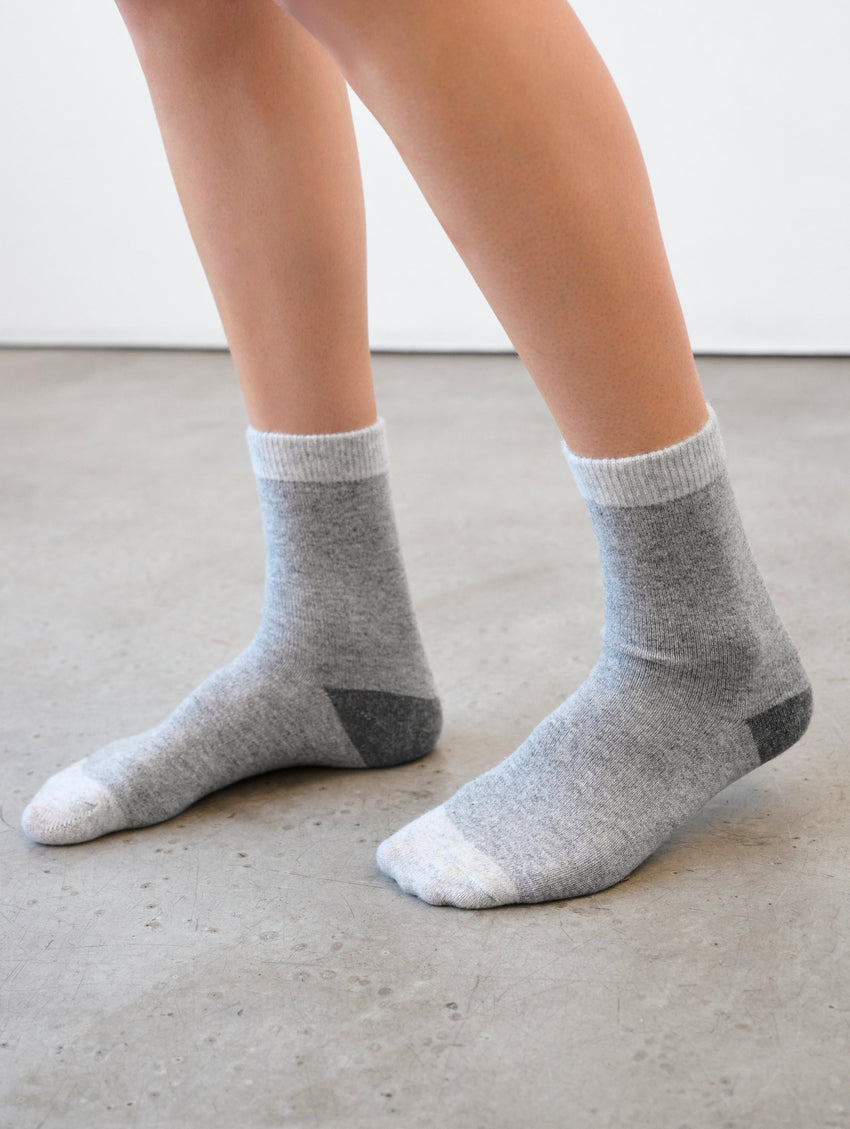 Cashmere Color Block Sock