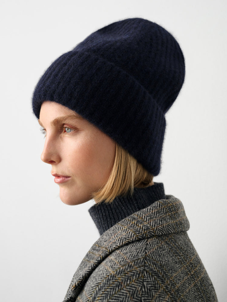 Cashmere Cuffed Beanie