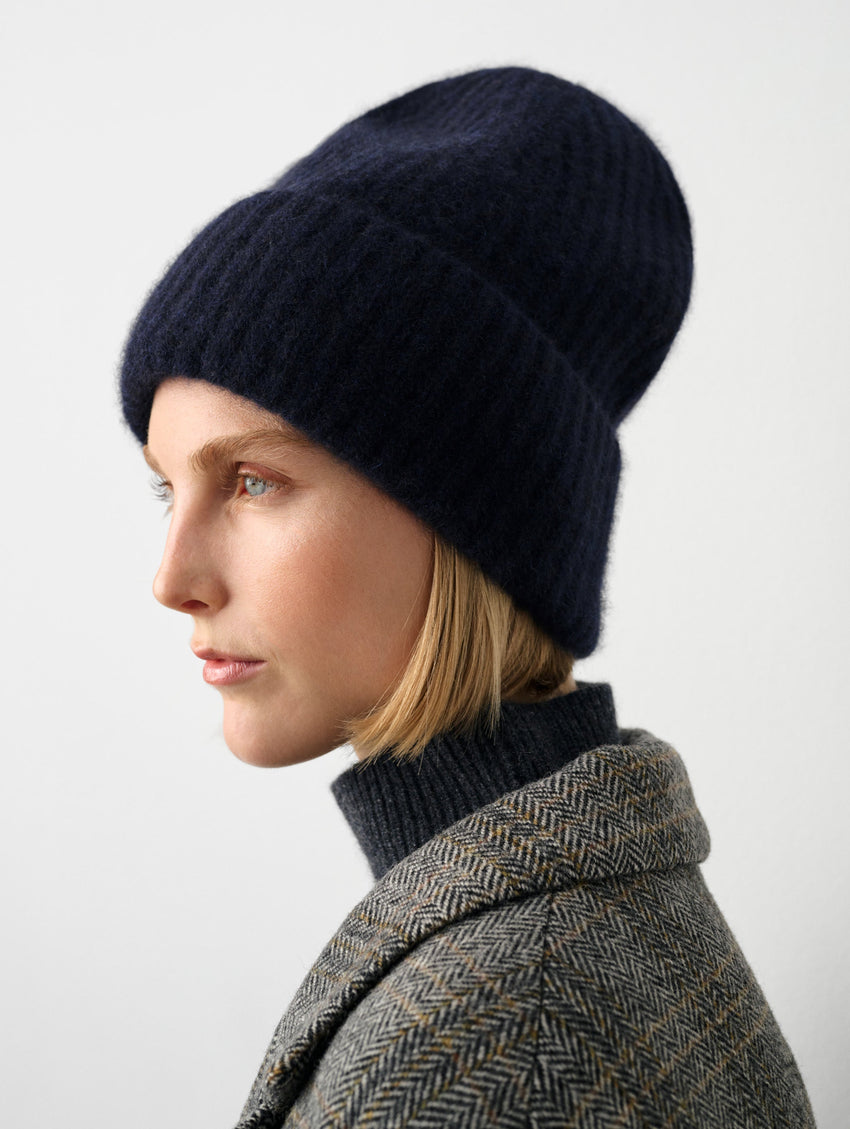 Cashmere Cuffed Beanie