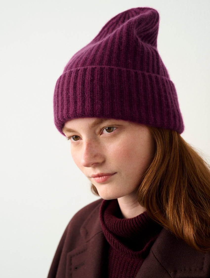 Cashmere Cuffed Beanie