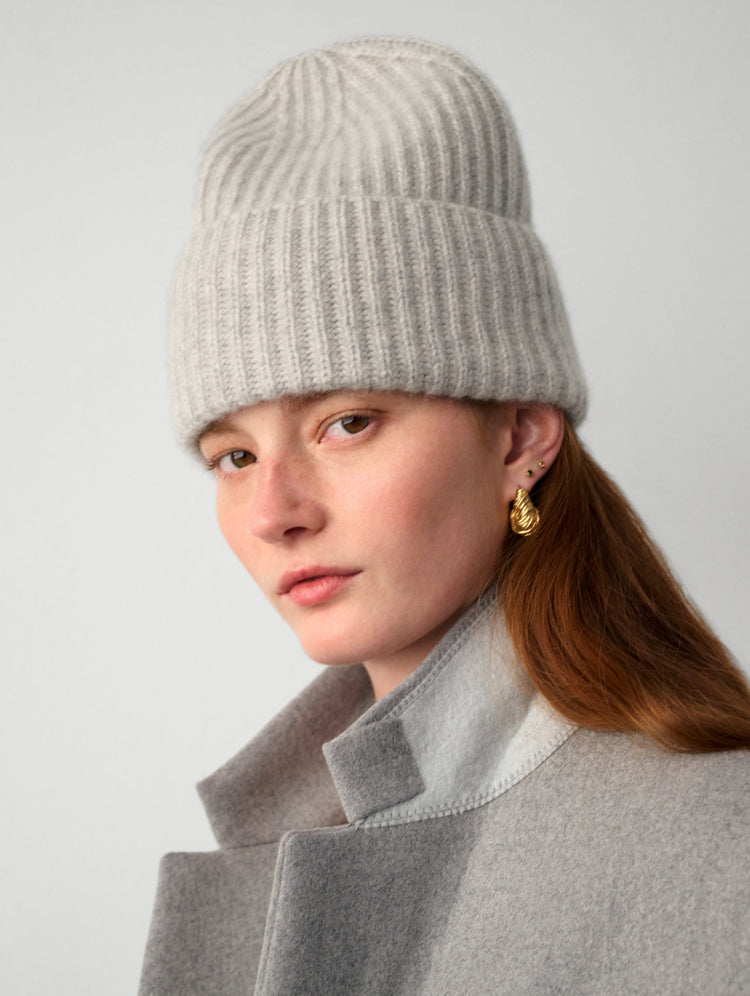 Cashmere Cuffed Beanie
