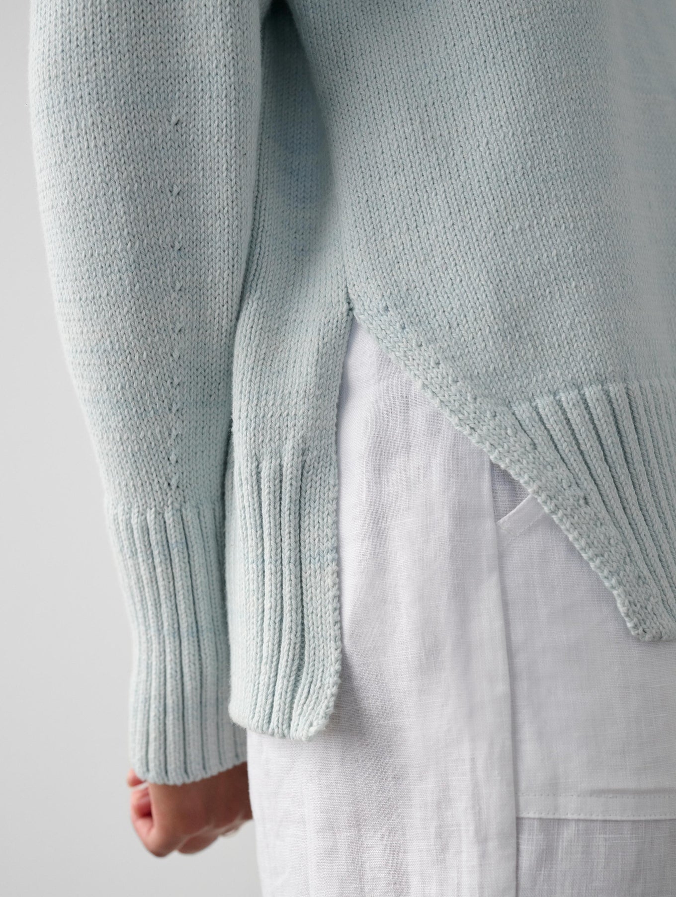 Cotton Boatneck Sweater