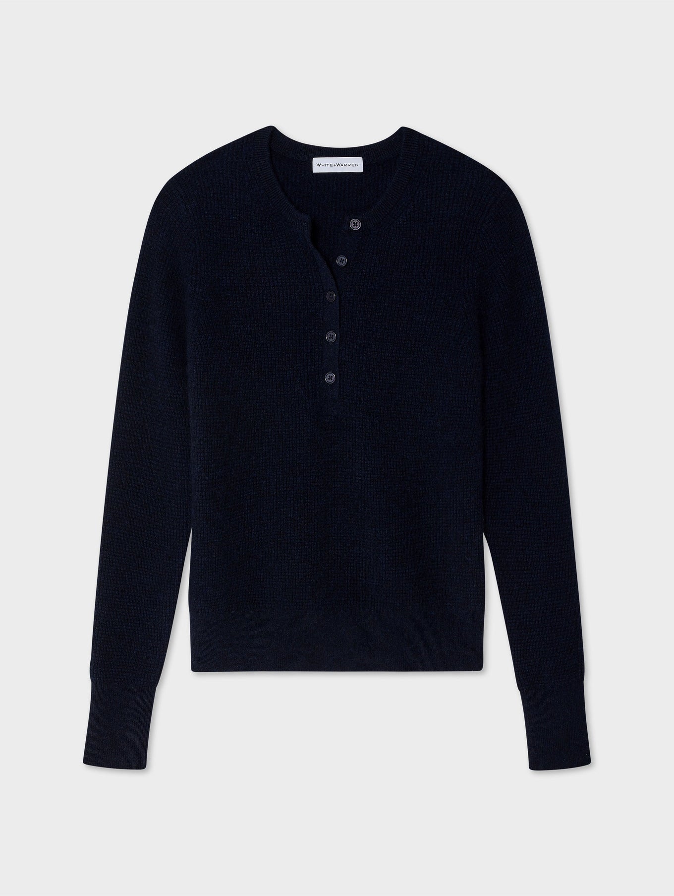 Cashmere Waffle Henley