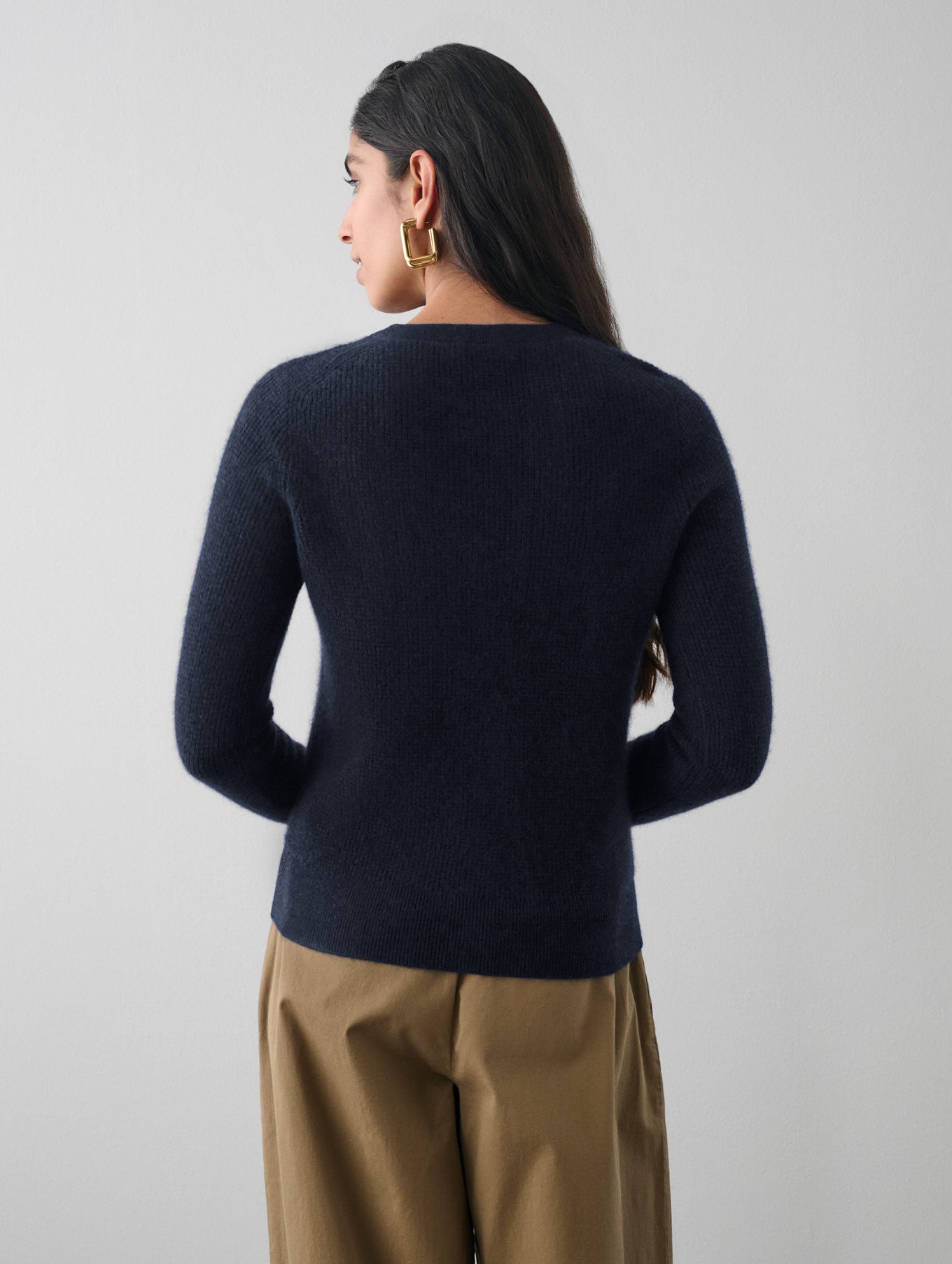 Cashmere Waffle Henley