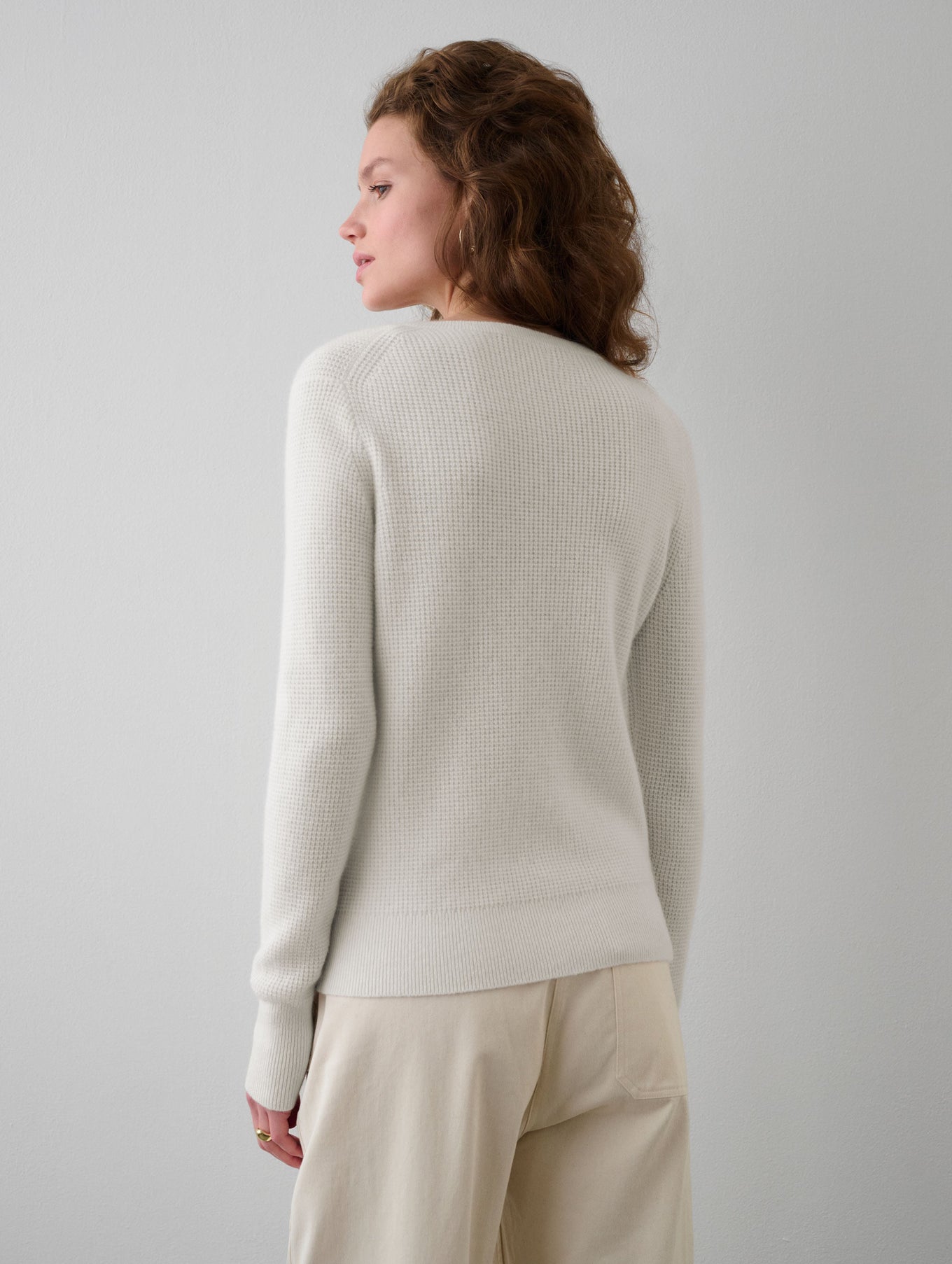 Cashmere Waffle Henley