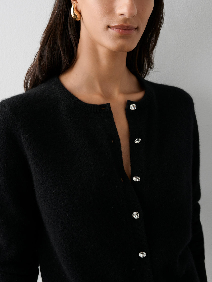 Cashmere Embellished Cardigan