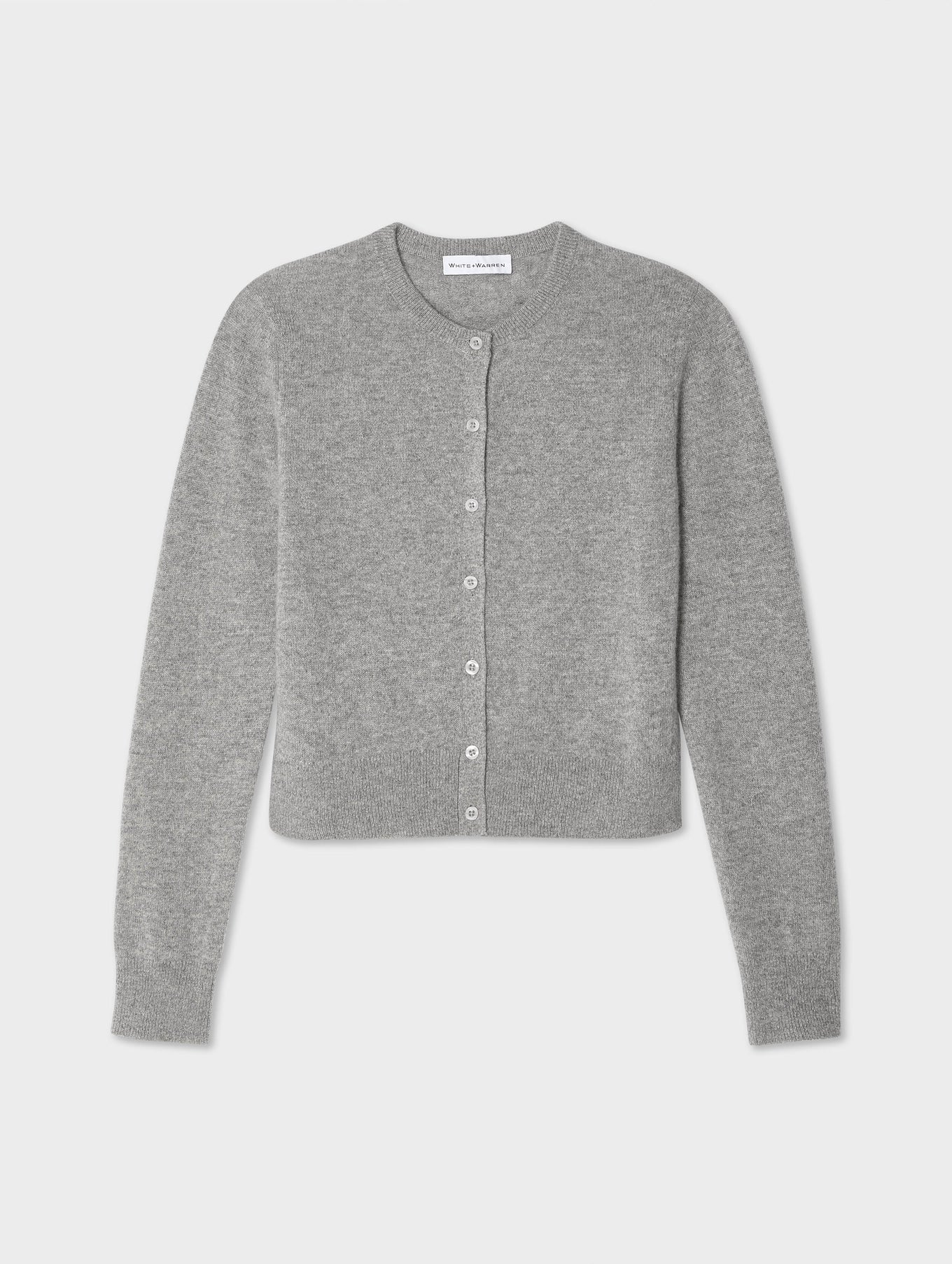 Essential Cashmere Crewneck Cardigan