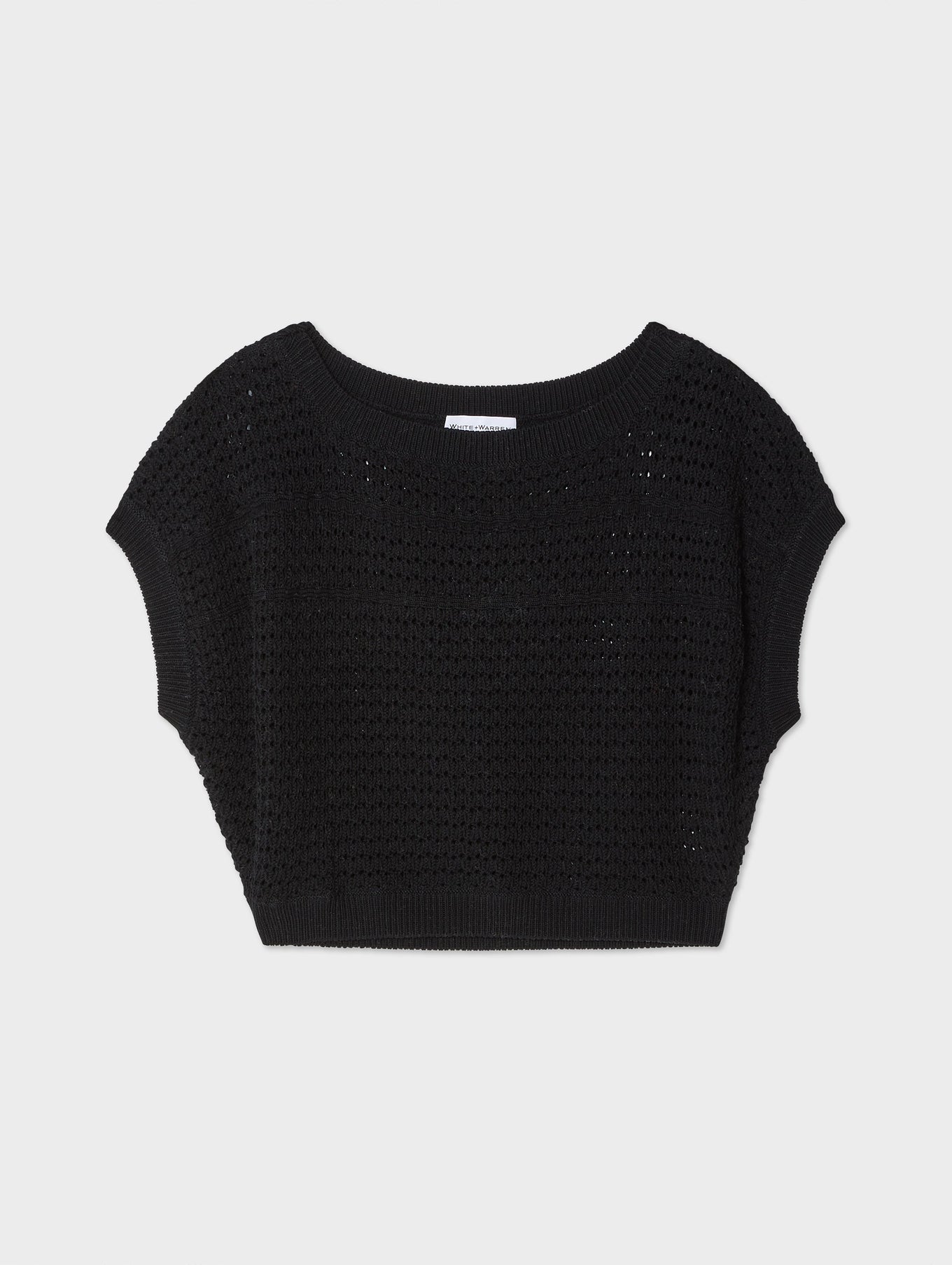 Mercerized Cotton Mesh Top