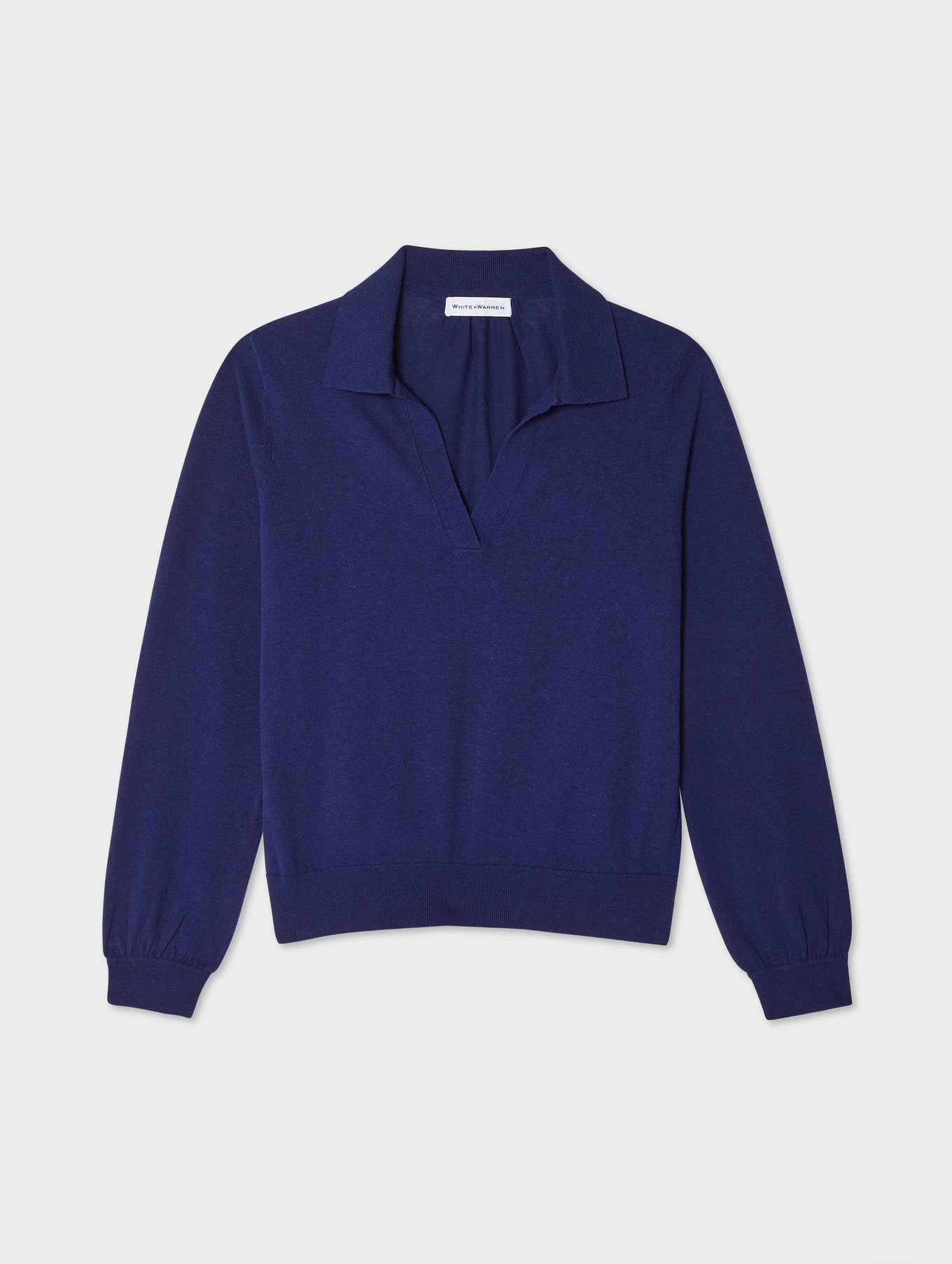 Cotton Hemp Gauze Polo Sweater