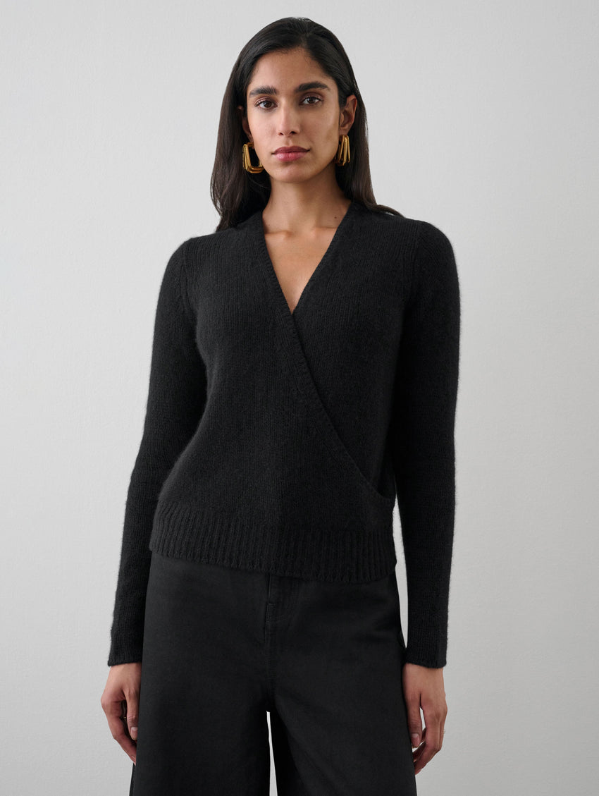 Cashmere Wrap Top
