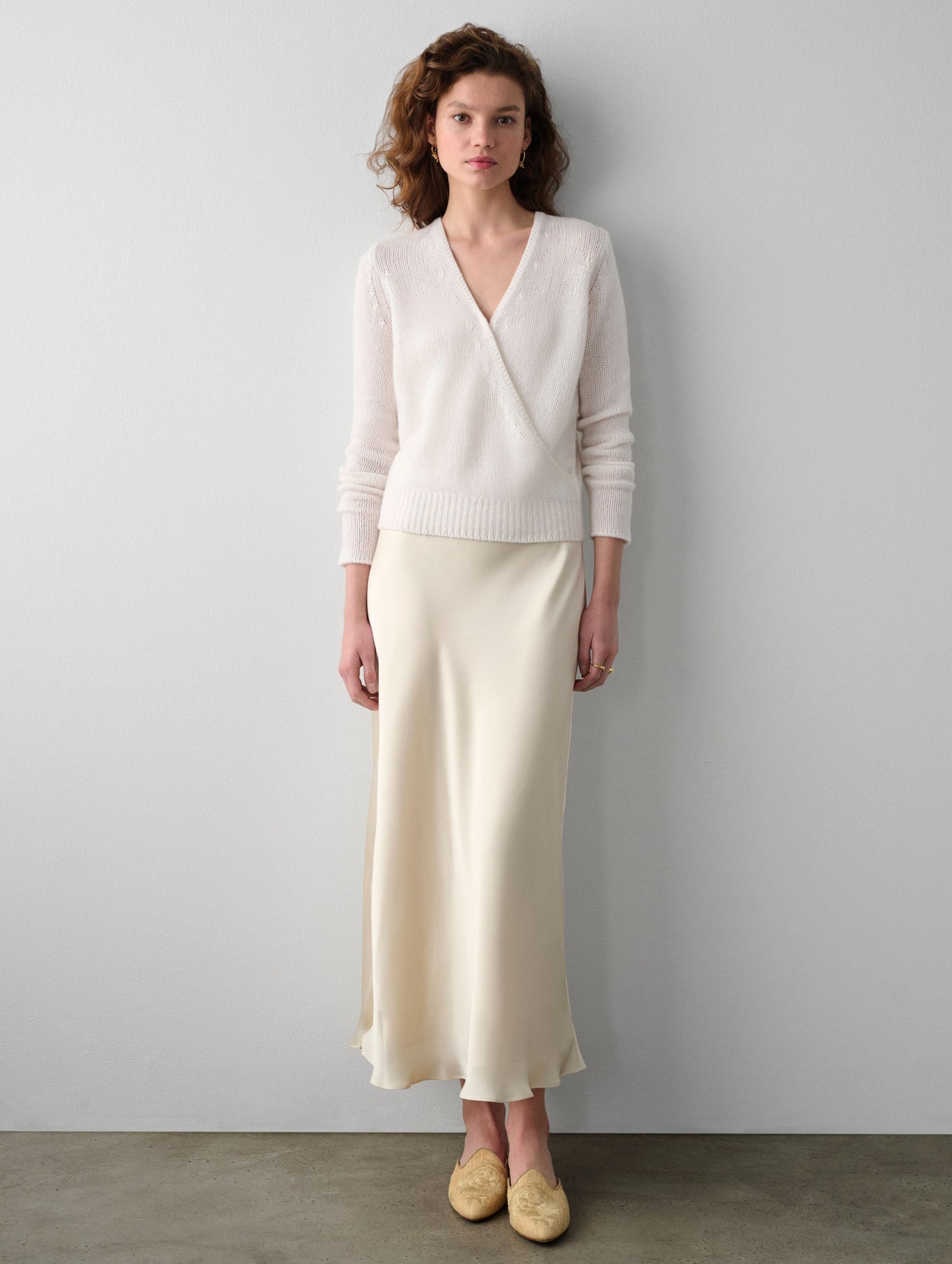 Cashmere Wrap Top