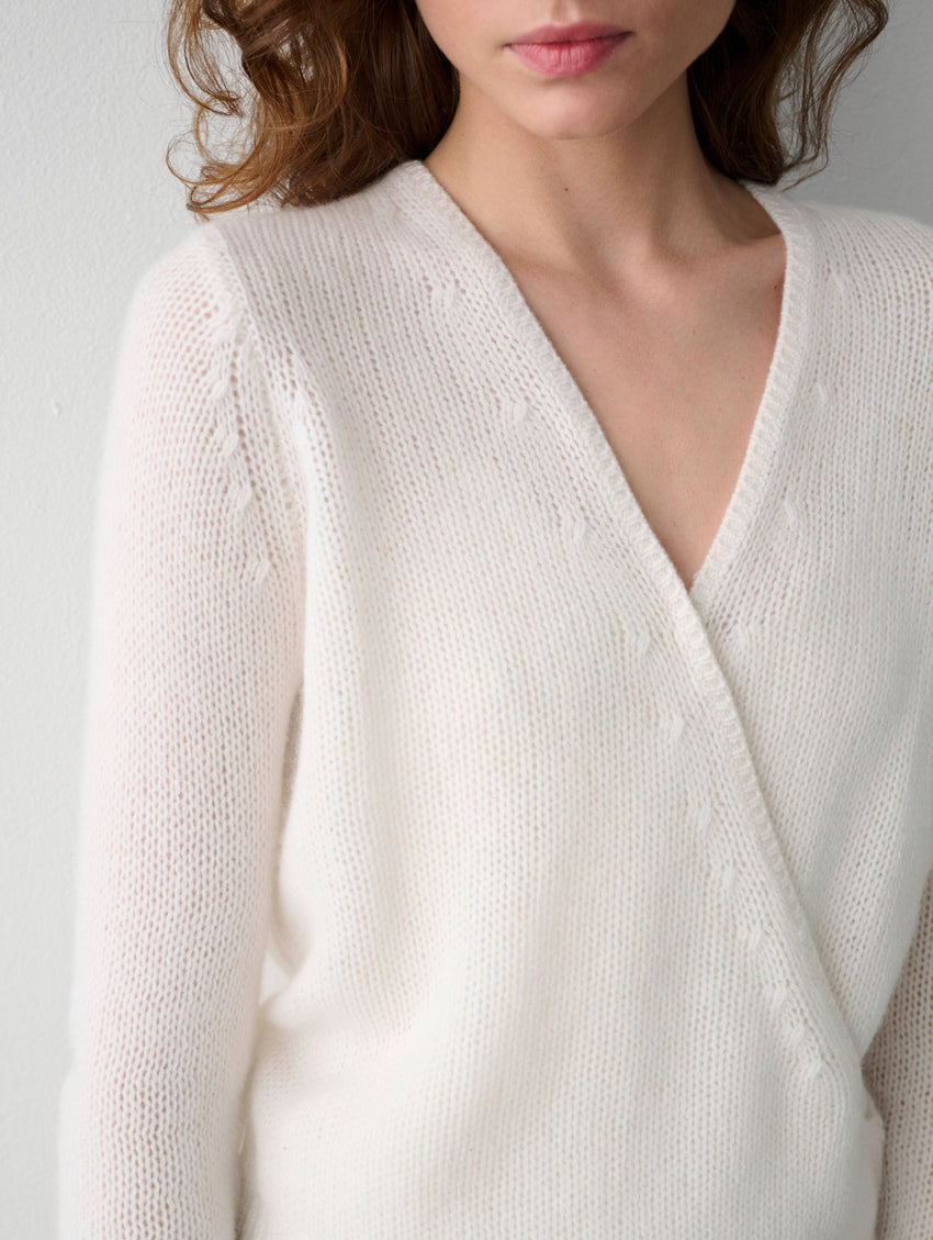 Cashmere Wrap Top