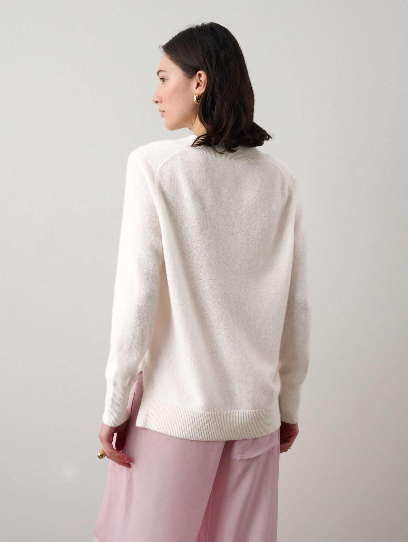 Cashmere V Neck Tunic