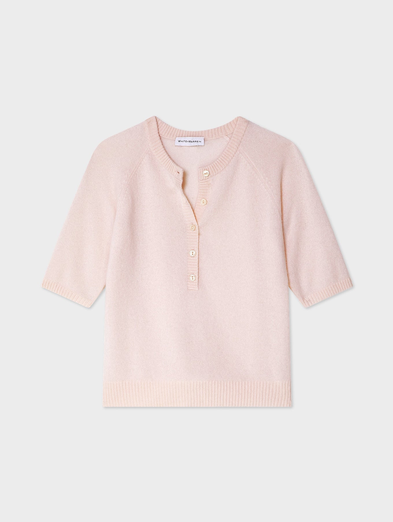 Cashmere Short Sleeve Henley