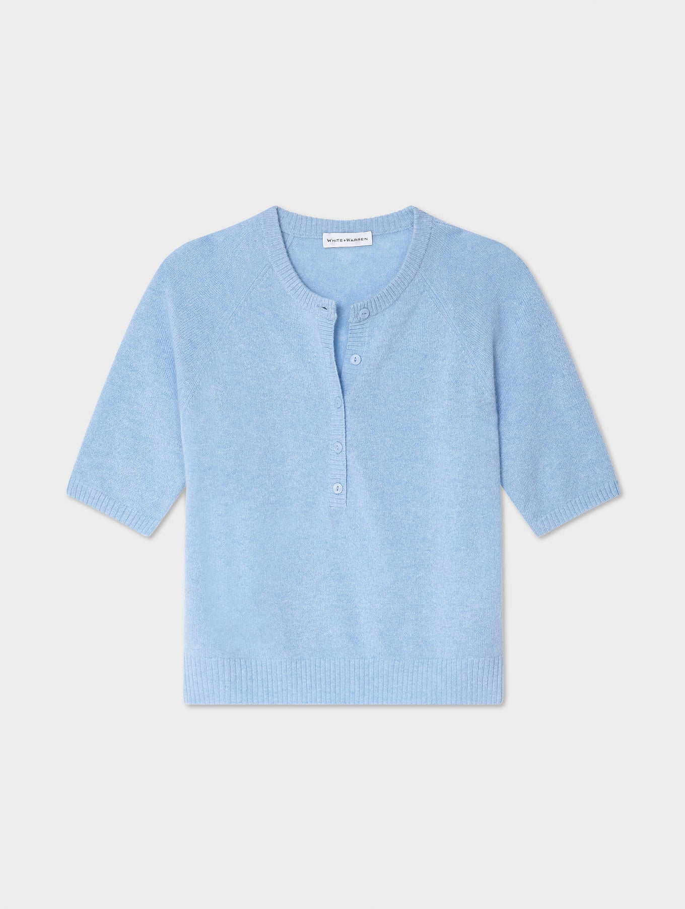 Cashmere Short Sleeve Henley