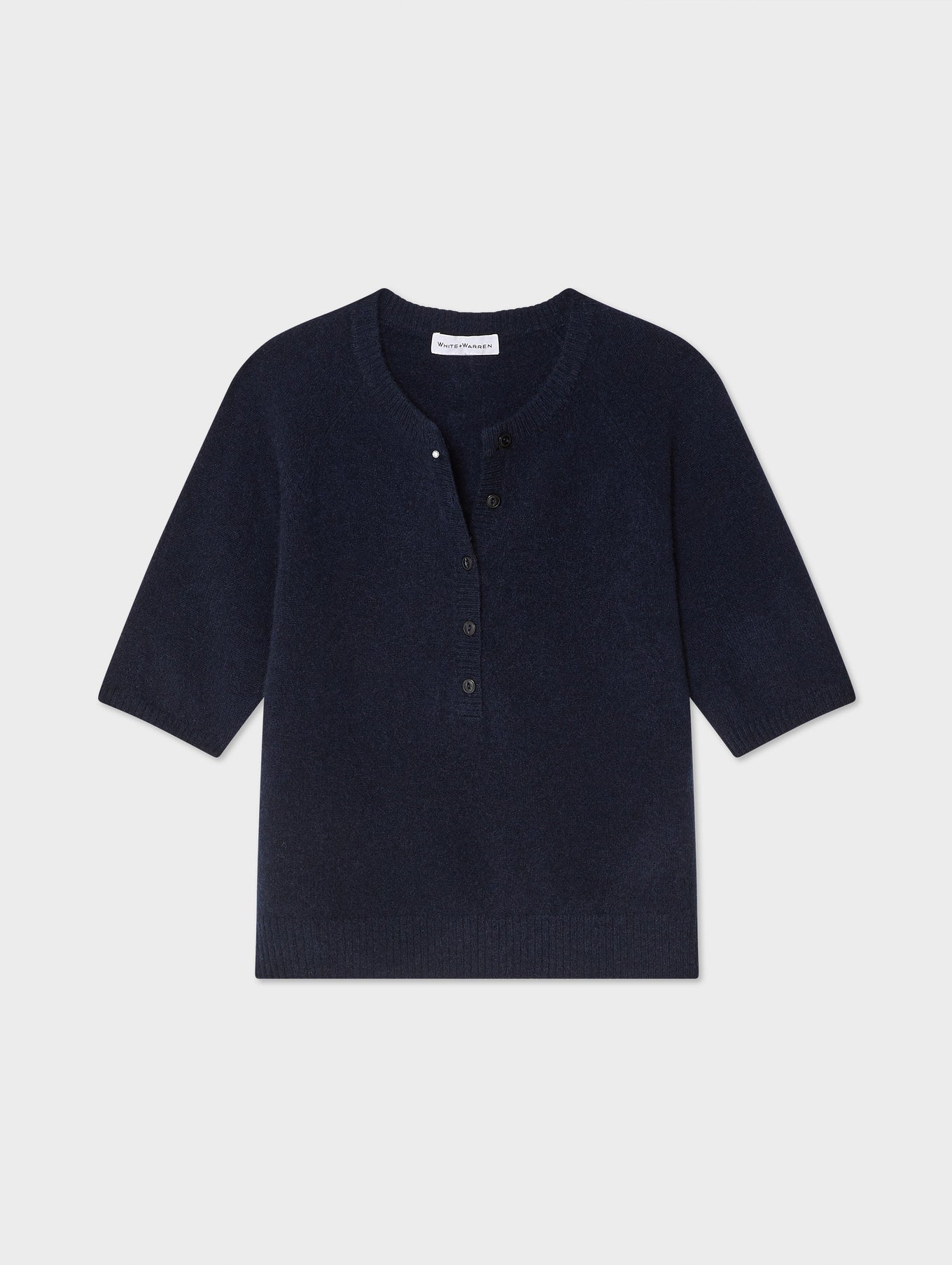 Cashmere Short Sleeve Henley