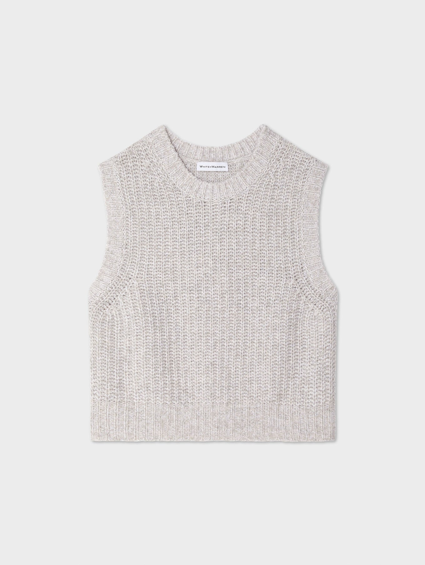 Cashmere Air Spun Ribbed Vest