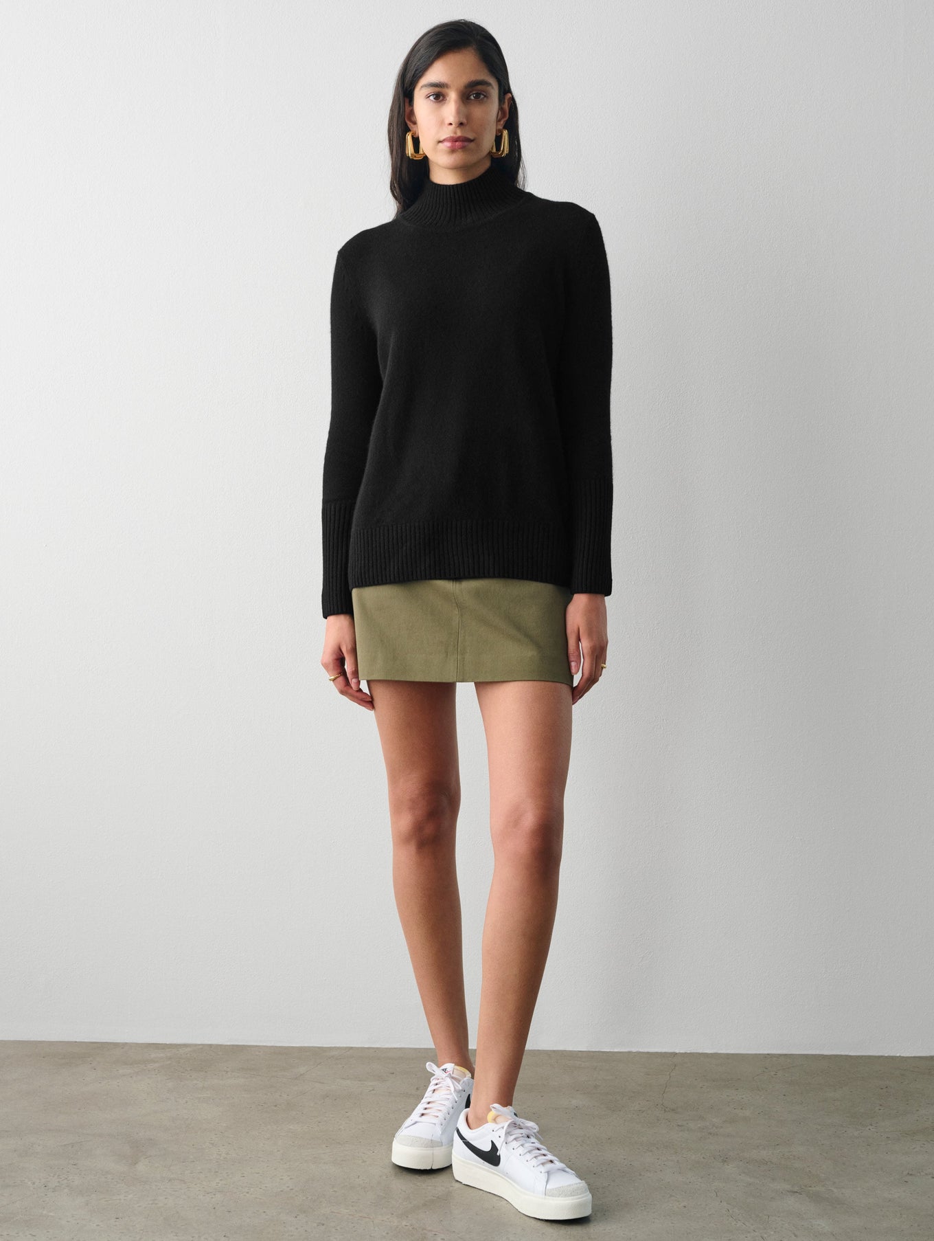 Cashmere Easy Standneck