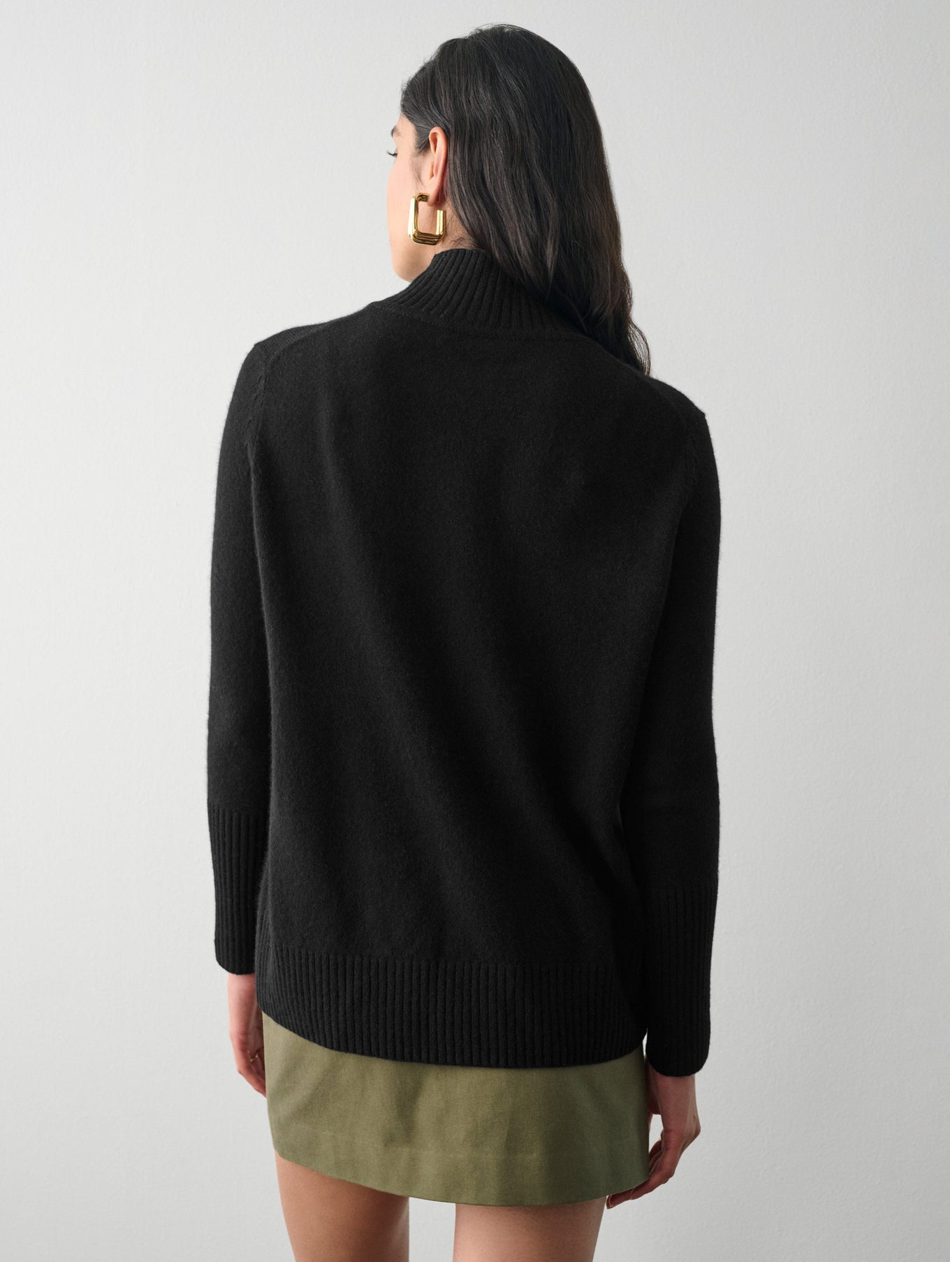 Cashmere Easy Standneck