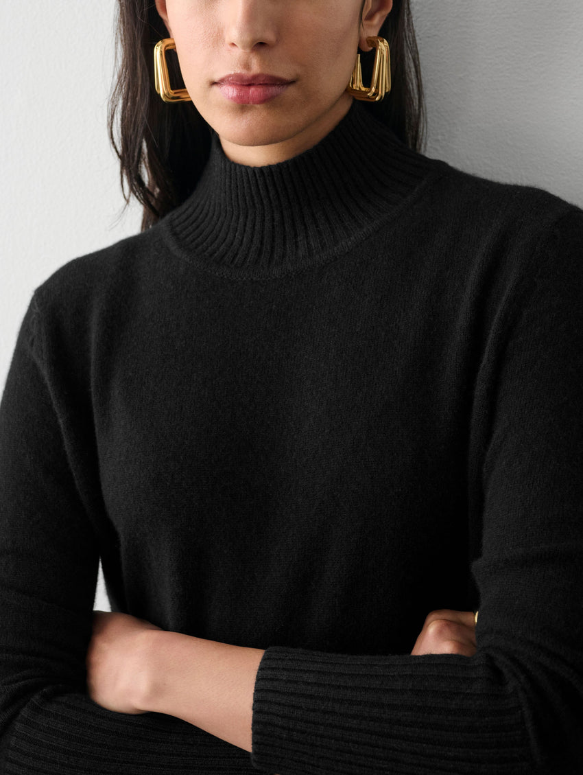 Cashmere Easy Standneck
