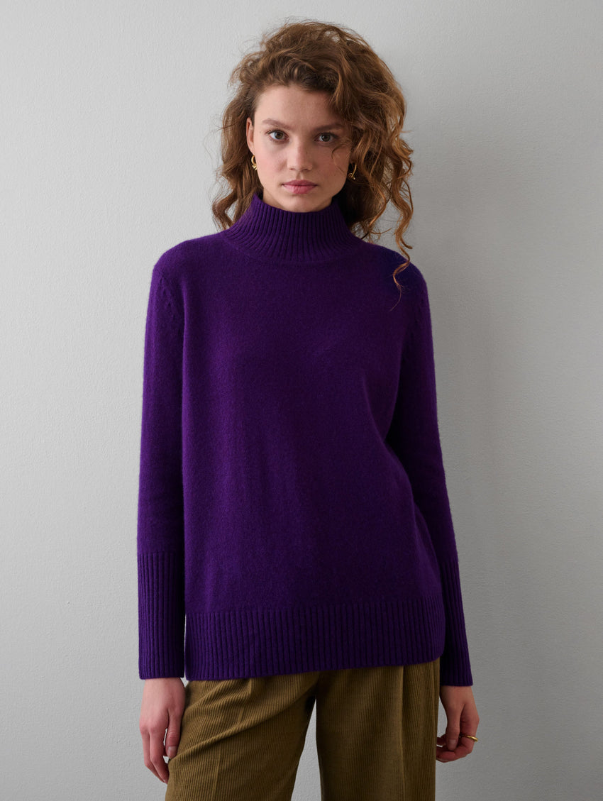 Cashmere Easy Standneck