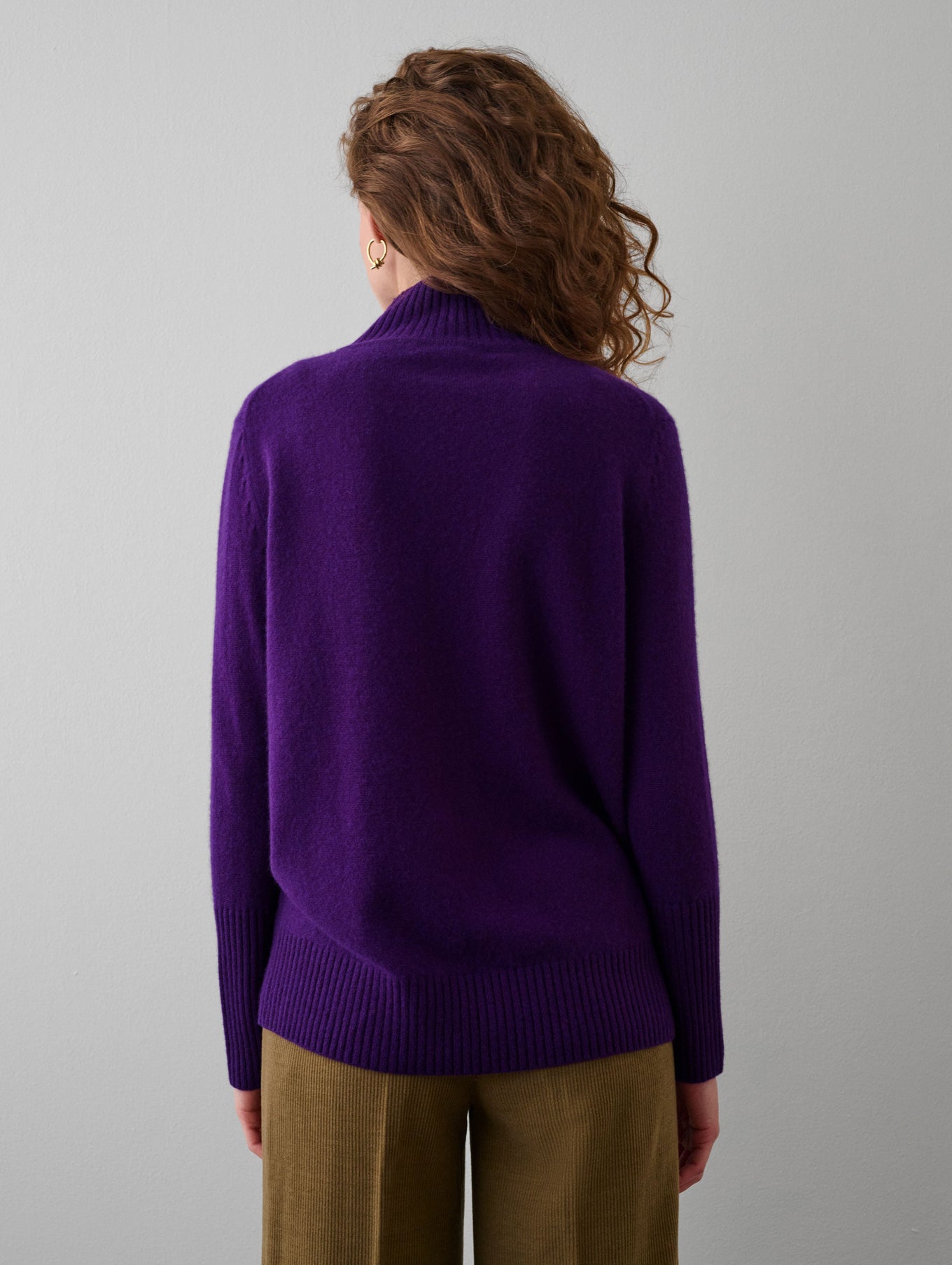 Cashmere Easy Standneck