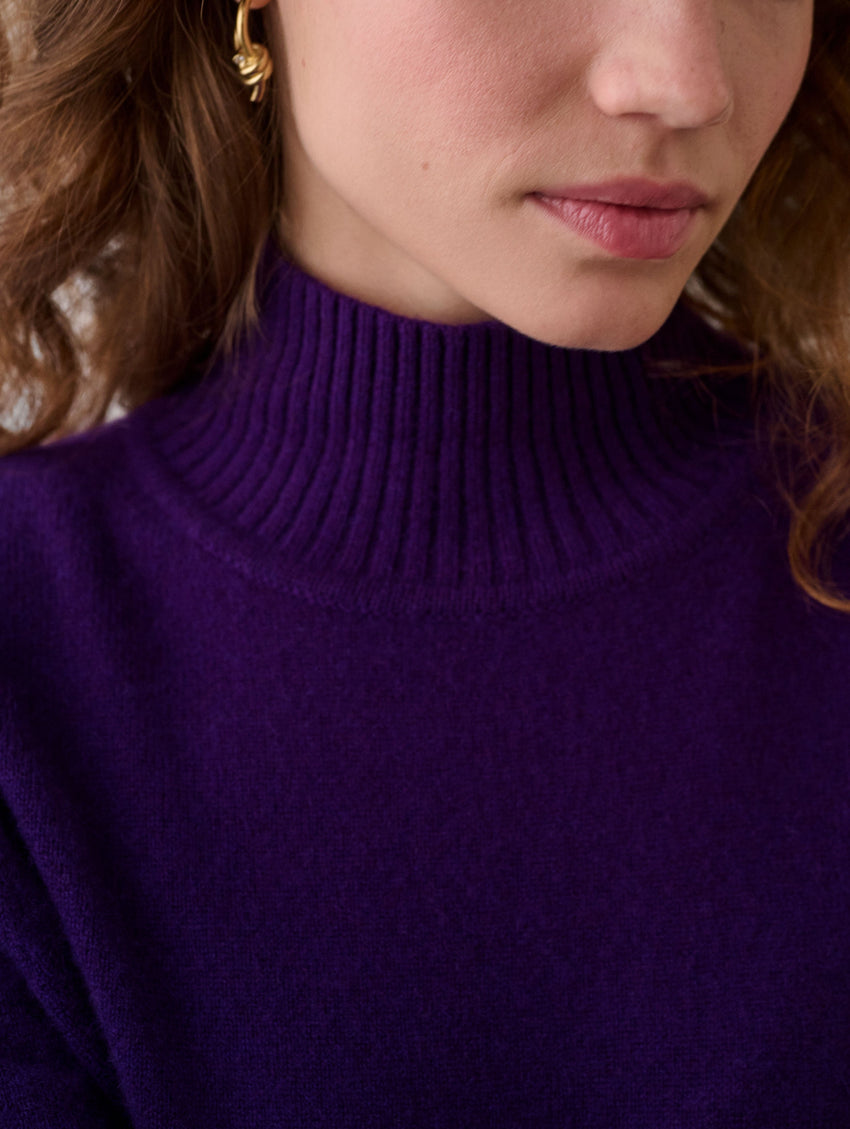 Cashmere Easy Standneck