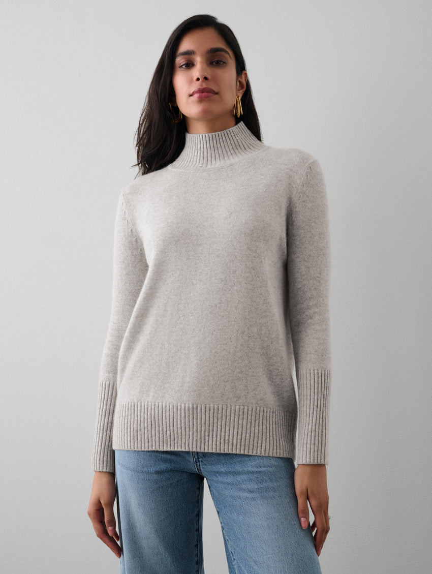 Cashmere Easy Standneck