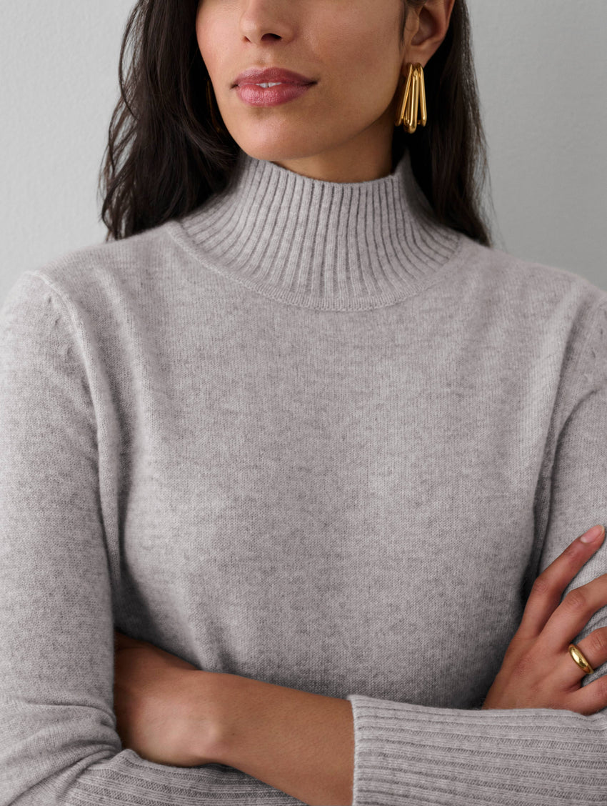 Cashmere Easy Standneck