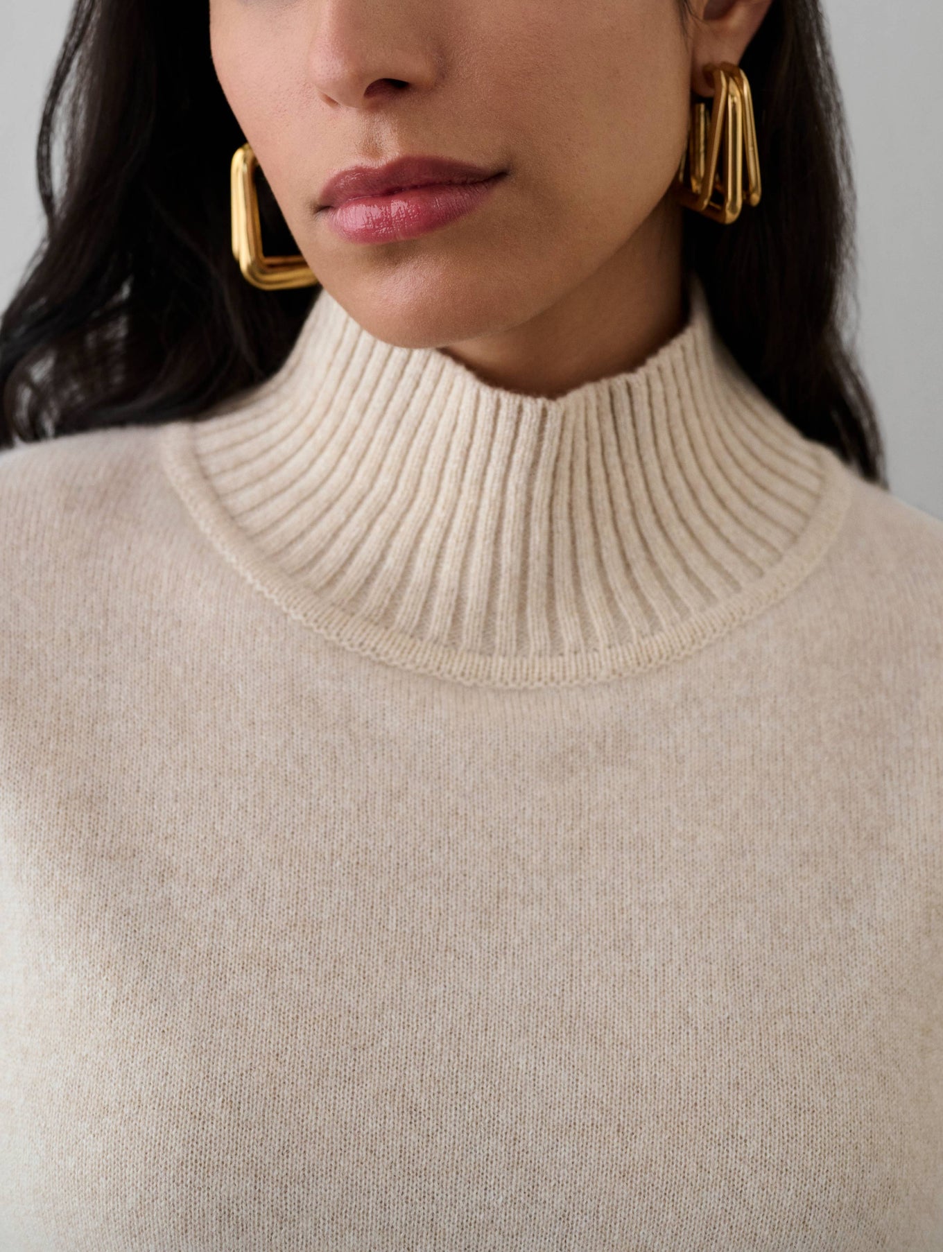 Cashmere Easy Standneck