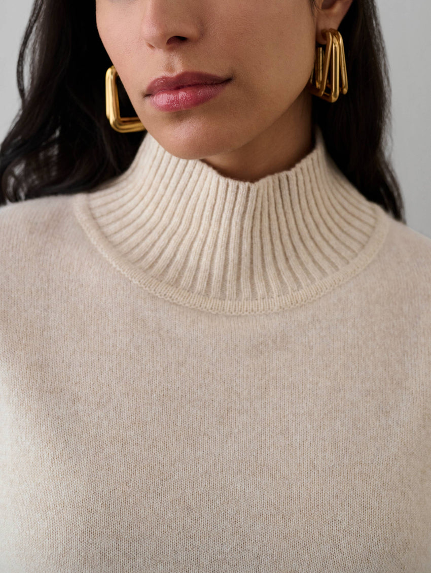 Cashmere Easy Standneck