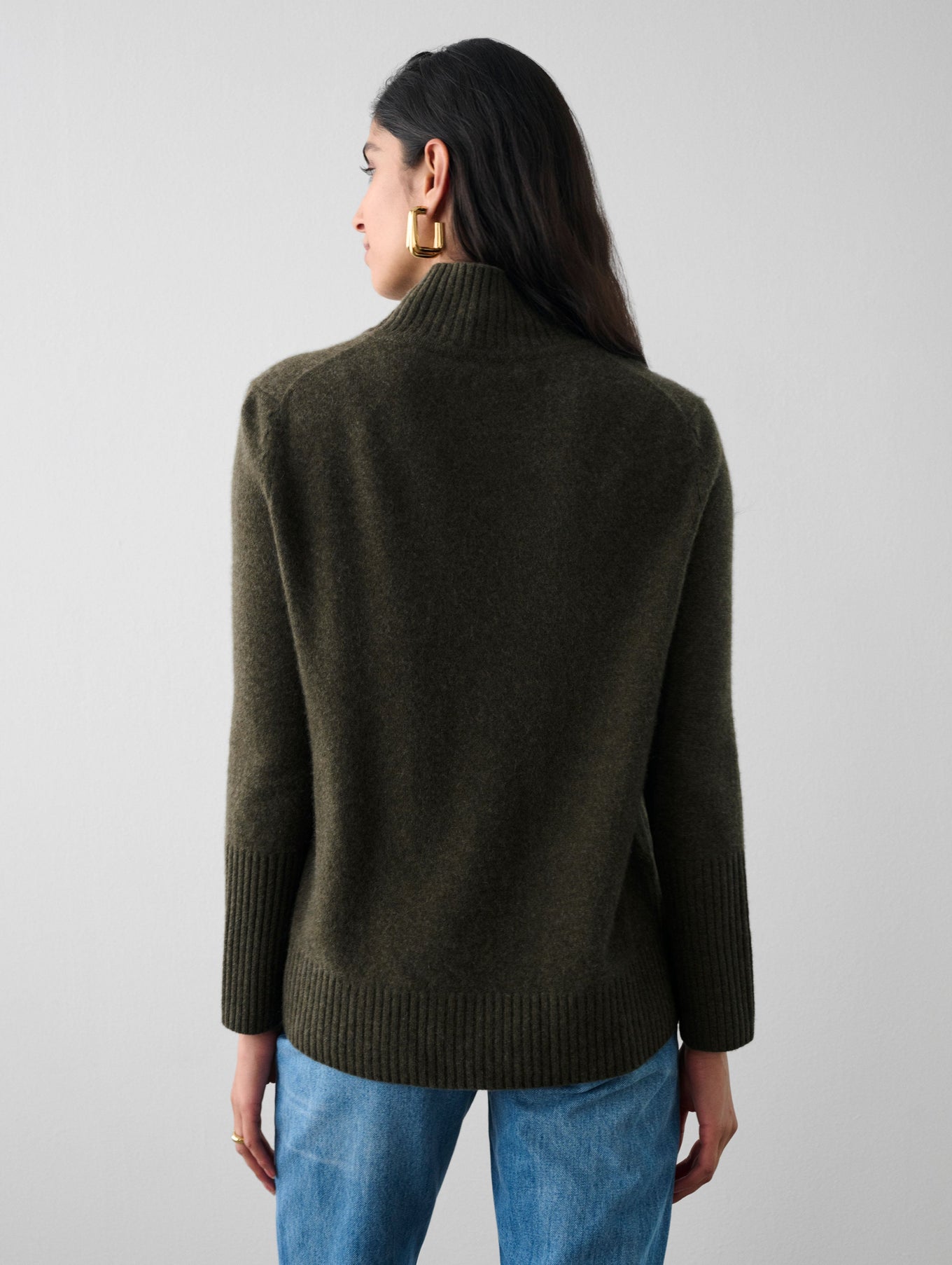 Cashmere Easy Standneck