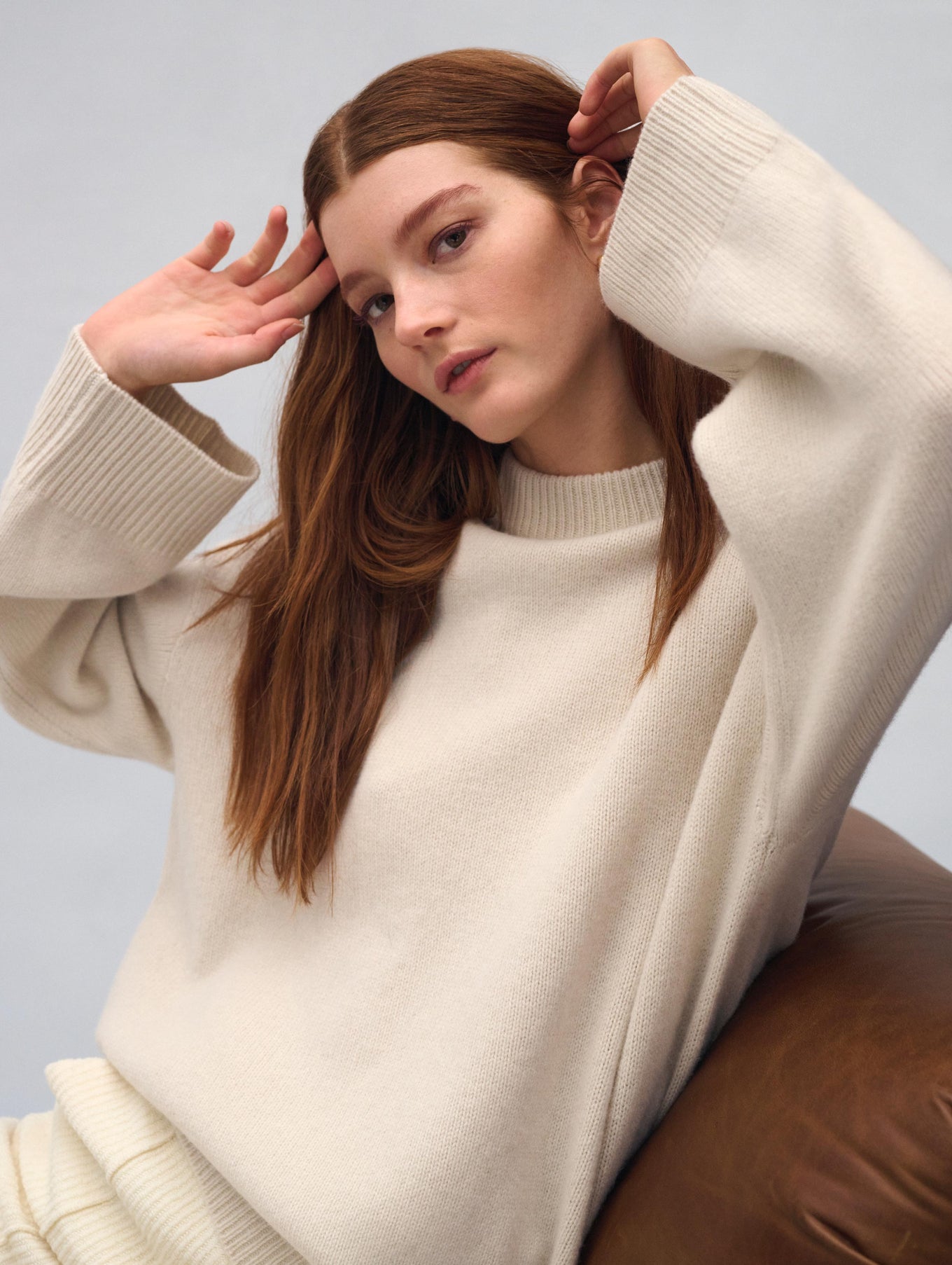 Merino Cashmere Cozy Crewneck