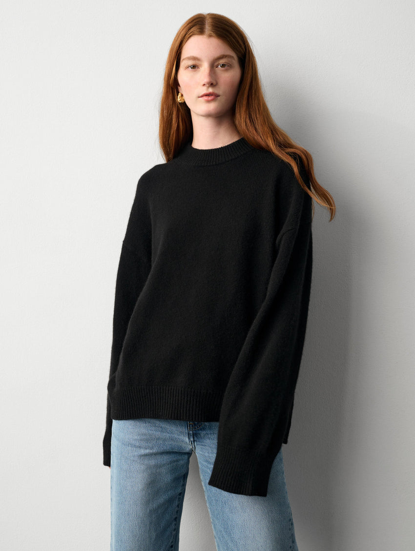 Merino Cashmere Cozy Crewneck