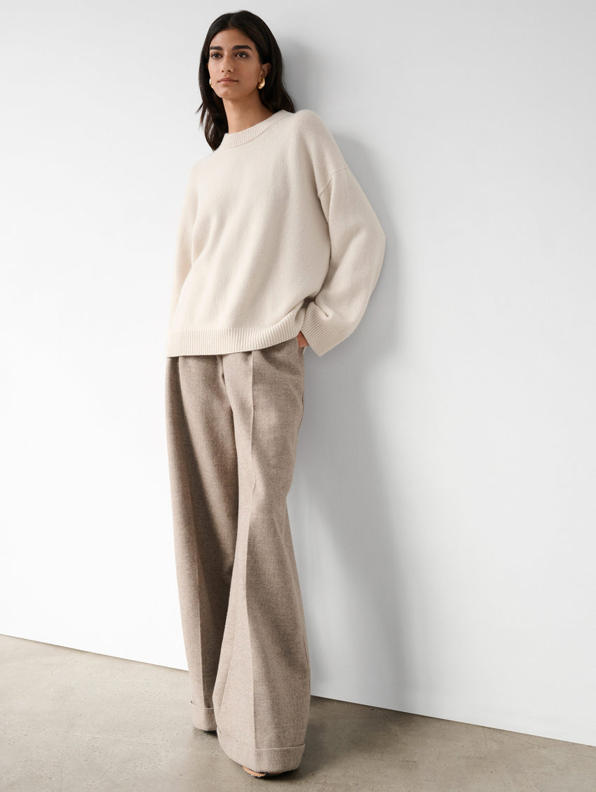 Merino Cashmere Cozy Crewneck