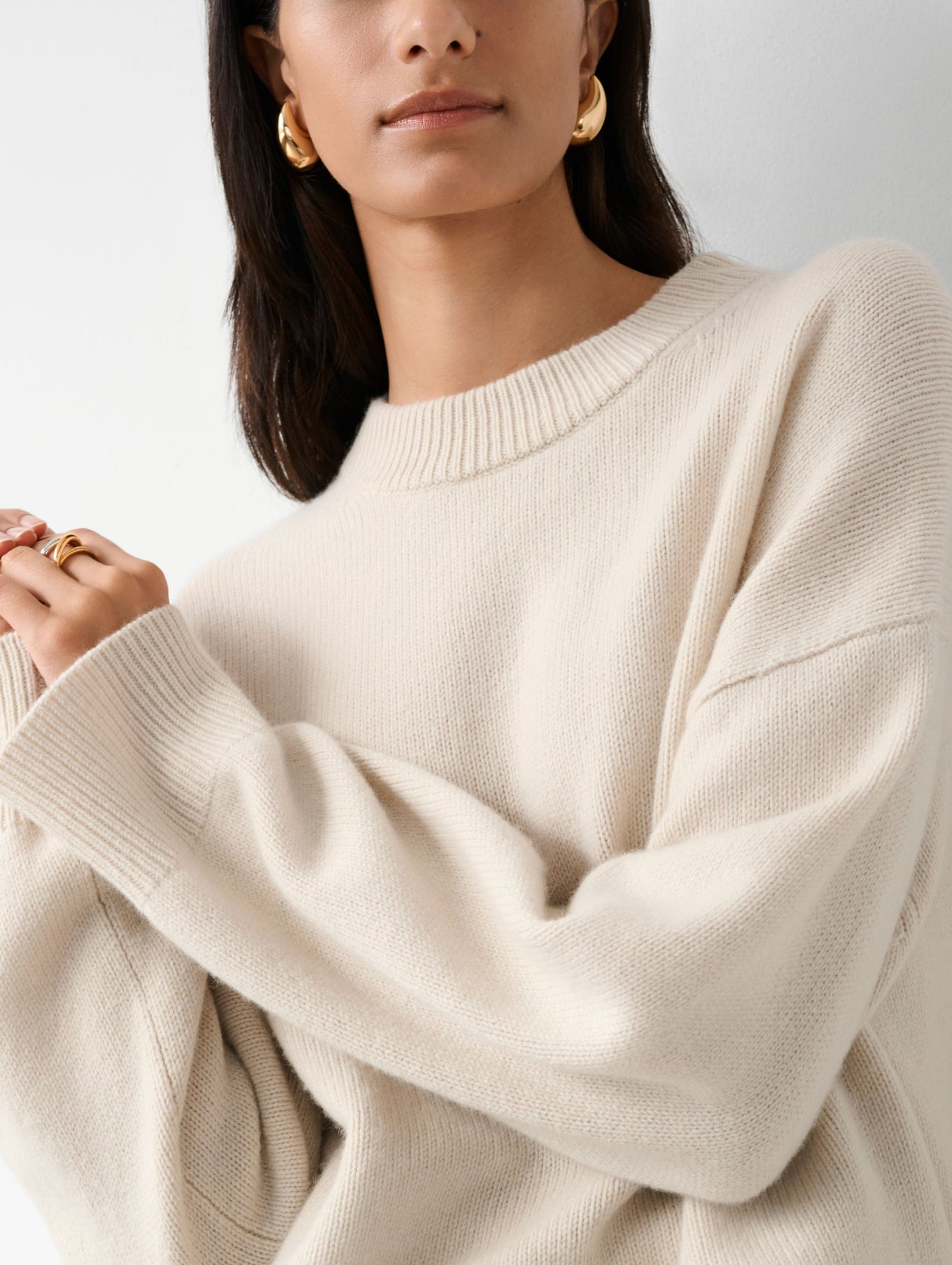 Merino Cashmere Cozy Crewneck