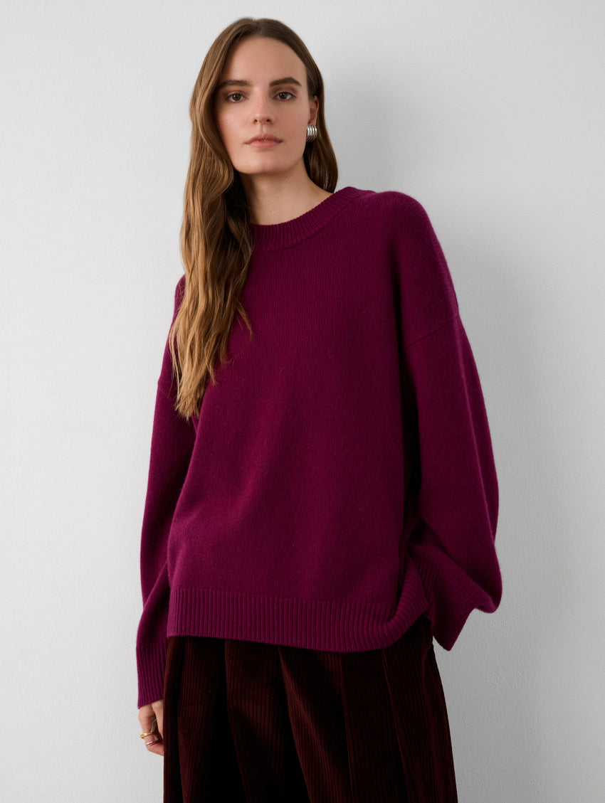 Merino Cashmere Cozy Crewneck