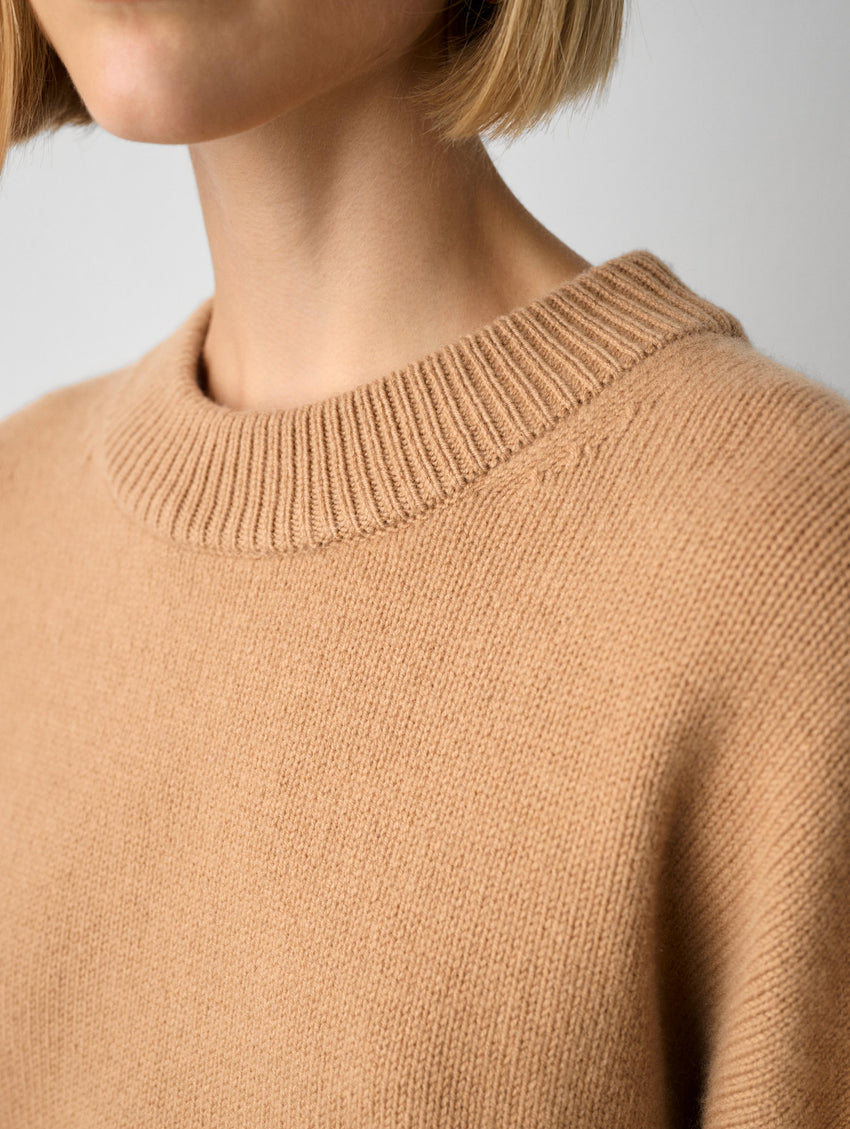 Merino Cashmere Cozy Crewneck
