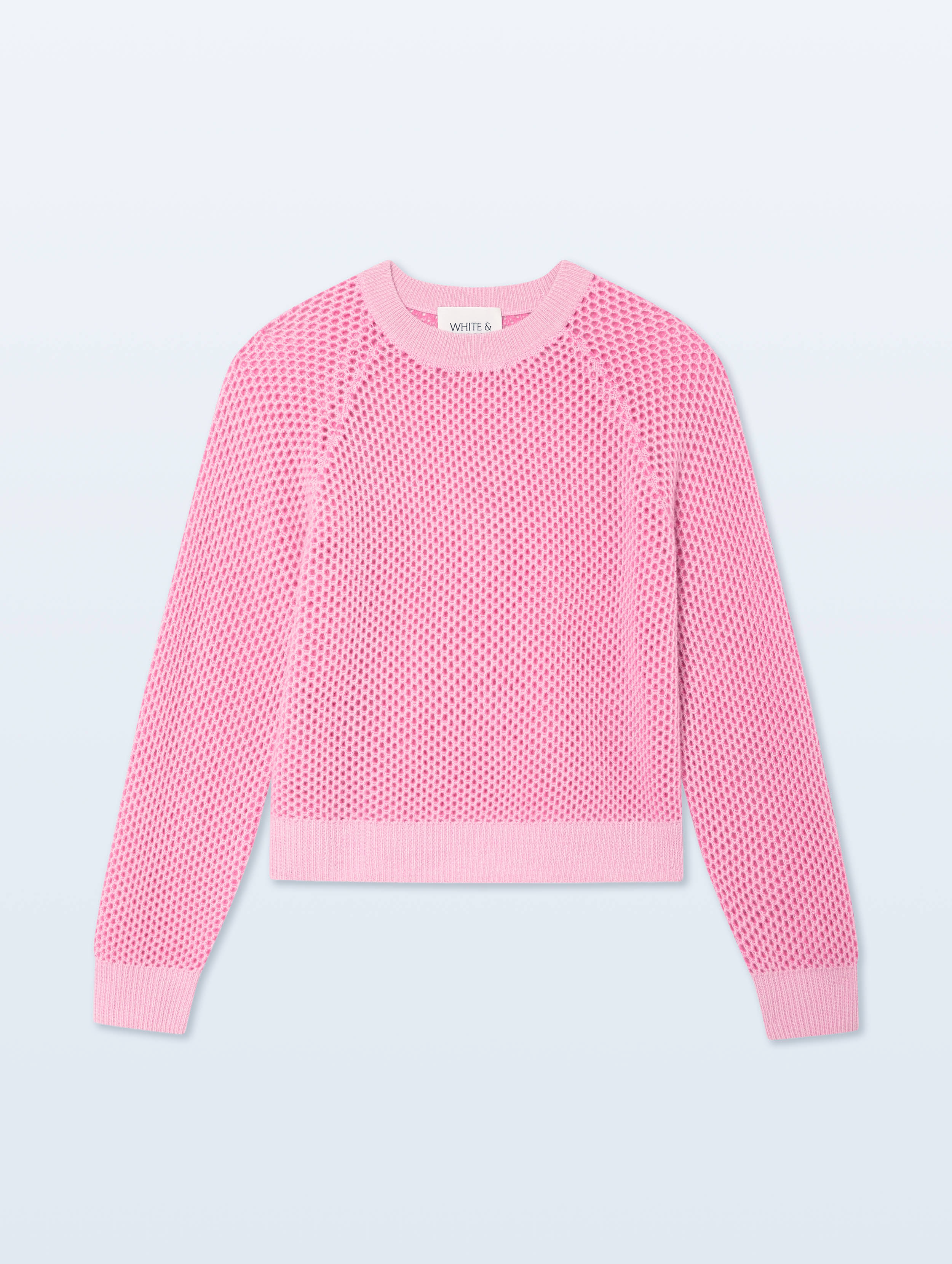 Cashmere Mesh Sweatshirt | Pink Buds
