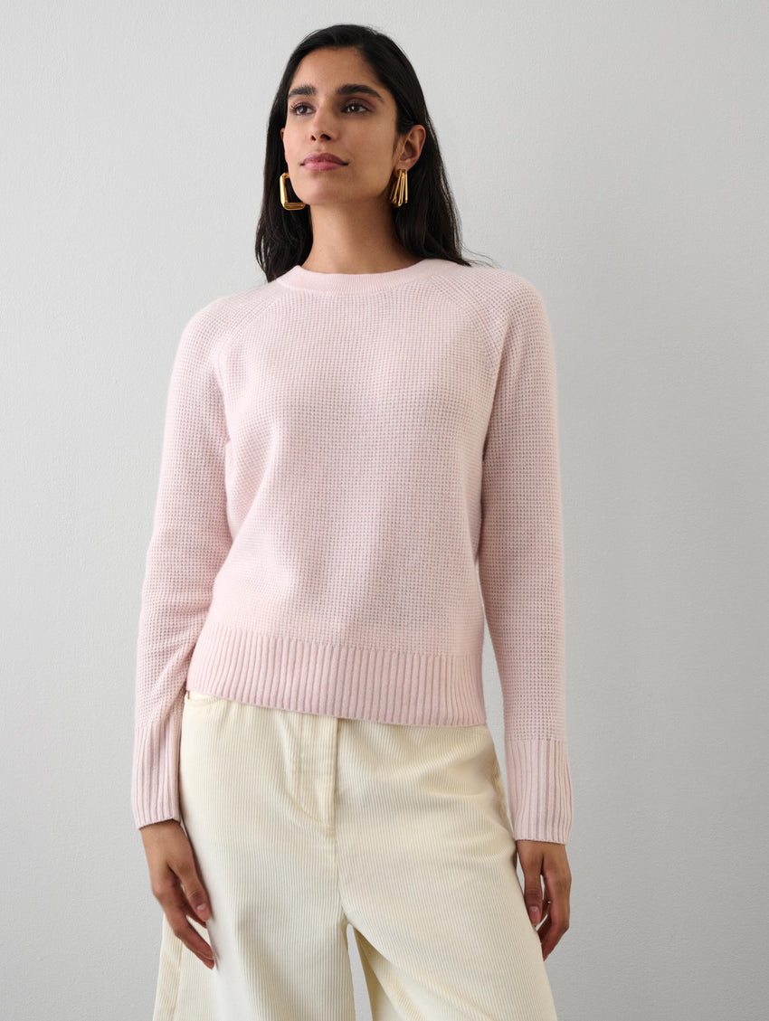 Cashmere Waffle Sweatshirt