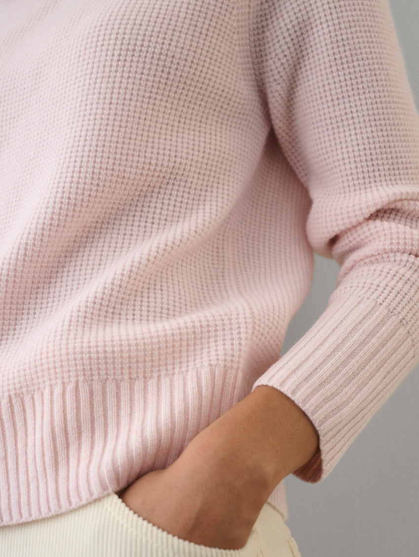 Cashmere Waffle Sweatshirt