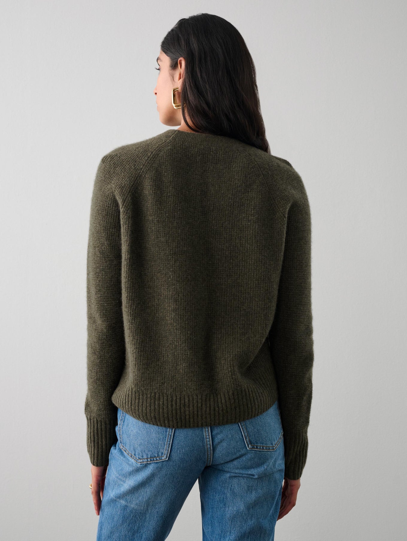 Cashmere Waffle Sweatshirt