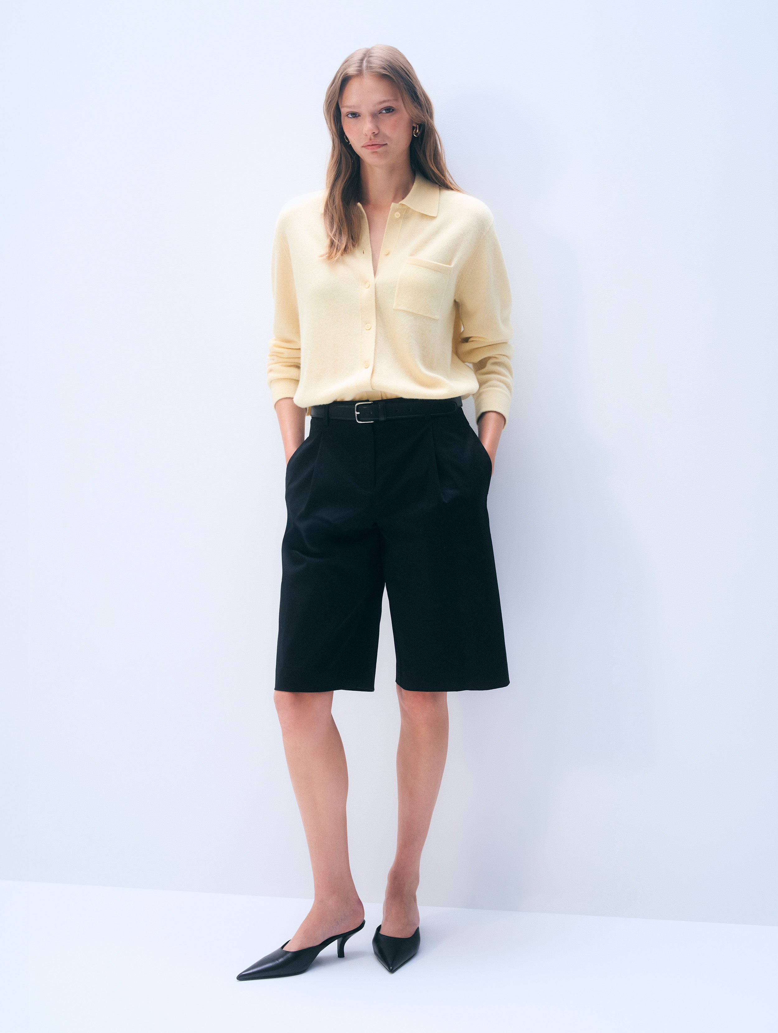 Cashmere Button Shirt | Lemonade